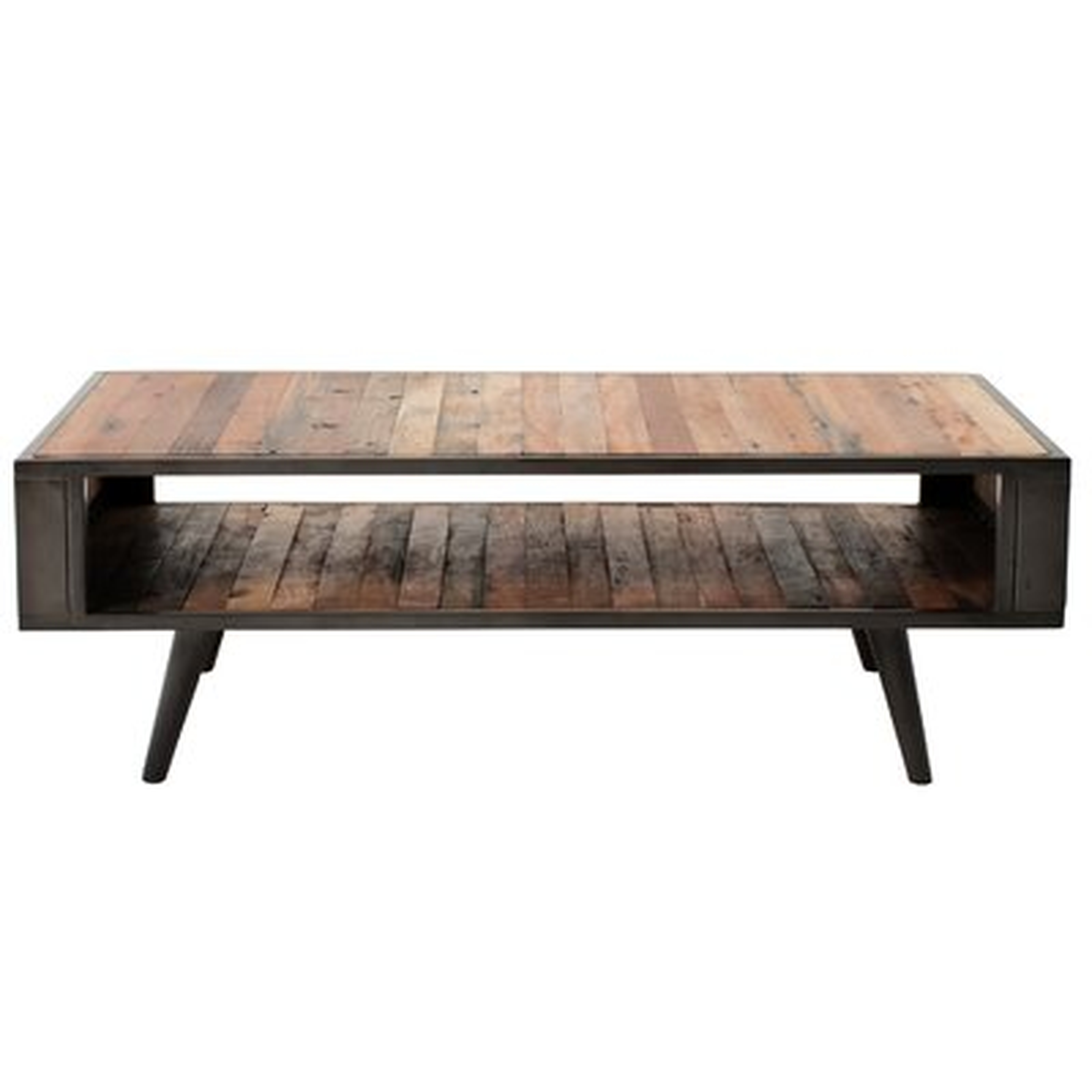 Curtiss Solid Wood Coffee Table with Storage - Wayfair