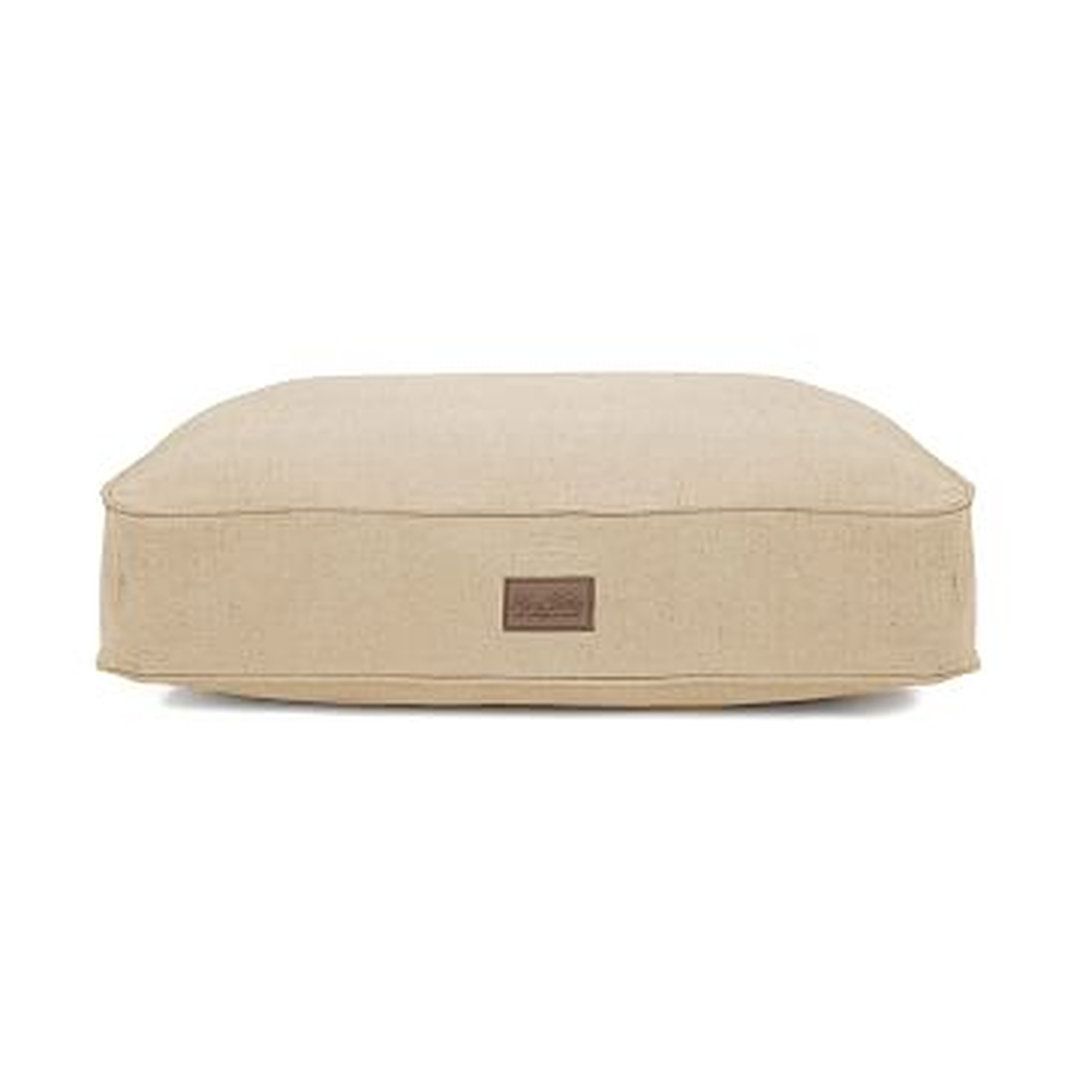 Tweed Rectangle Bed, Cotton Bed Cover, Natural, Medium - West Elm