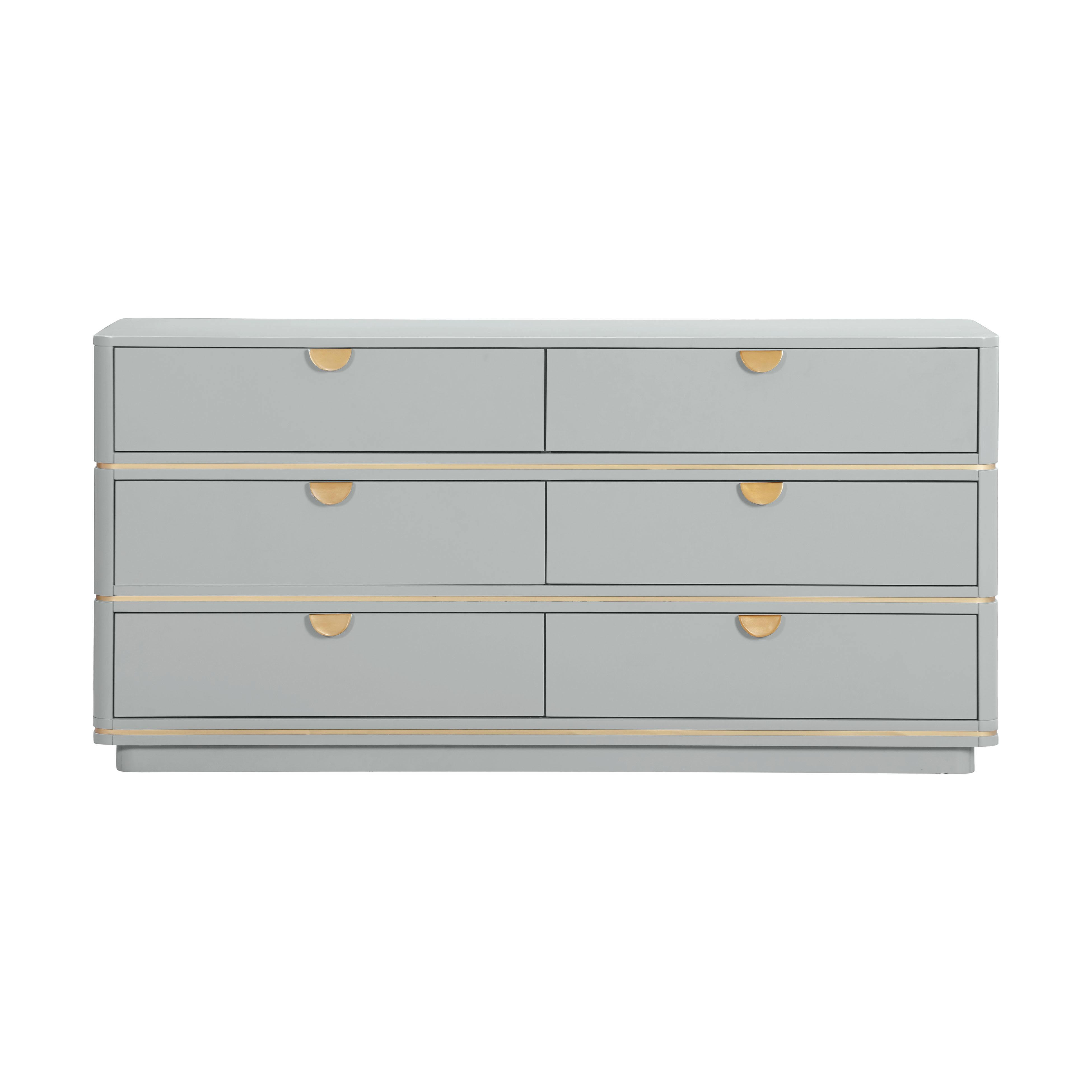 Julieta Morgan 6 Drawer Dresser - TOV FURNITURE