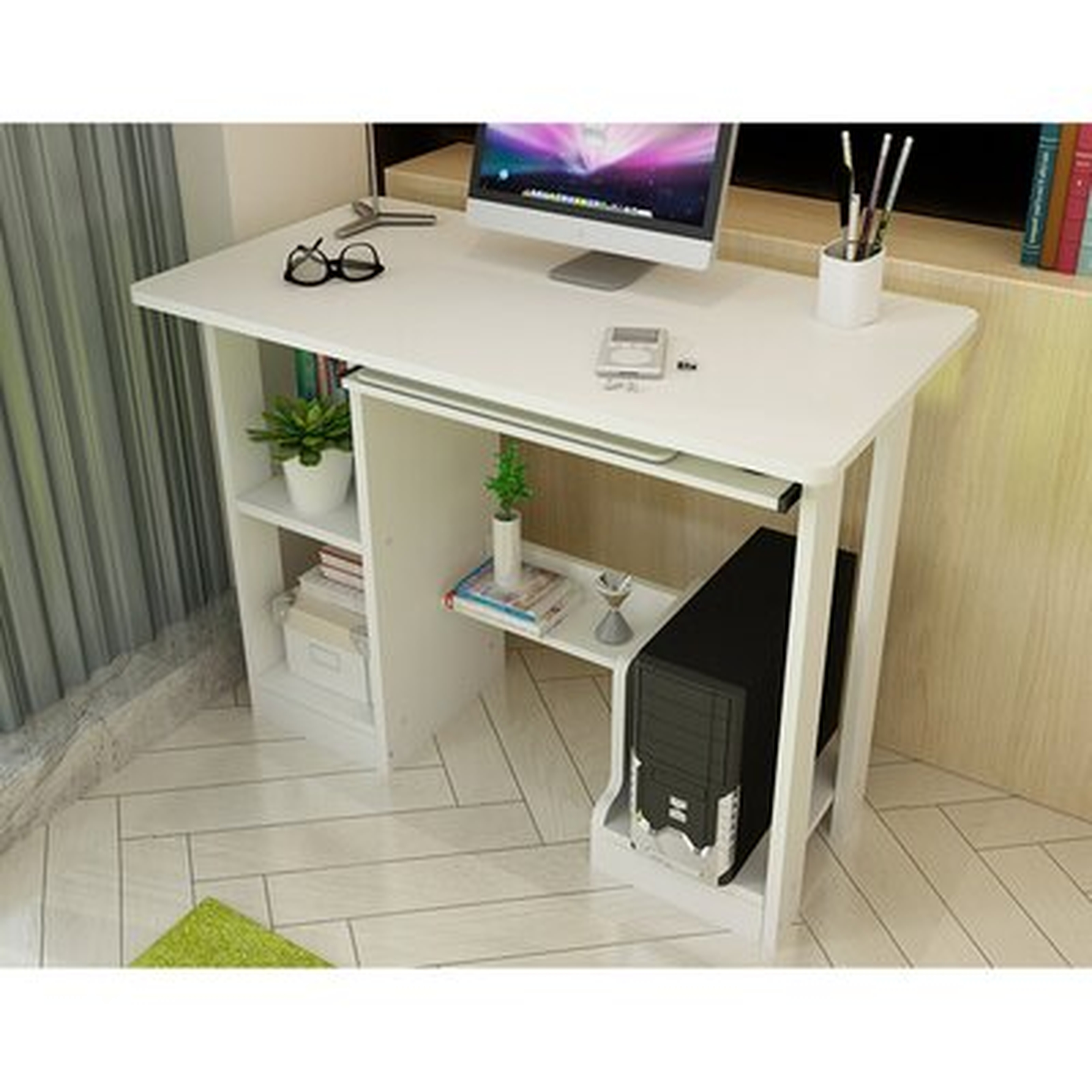 Small Desk Bedroom Computer Desk - Wayfair