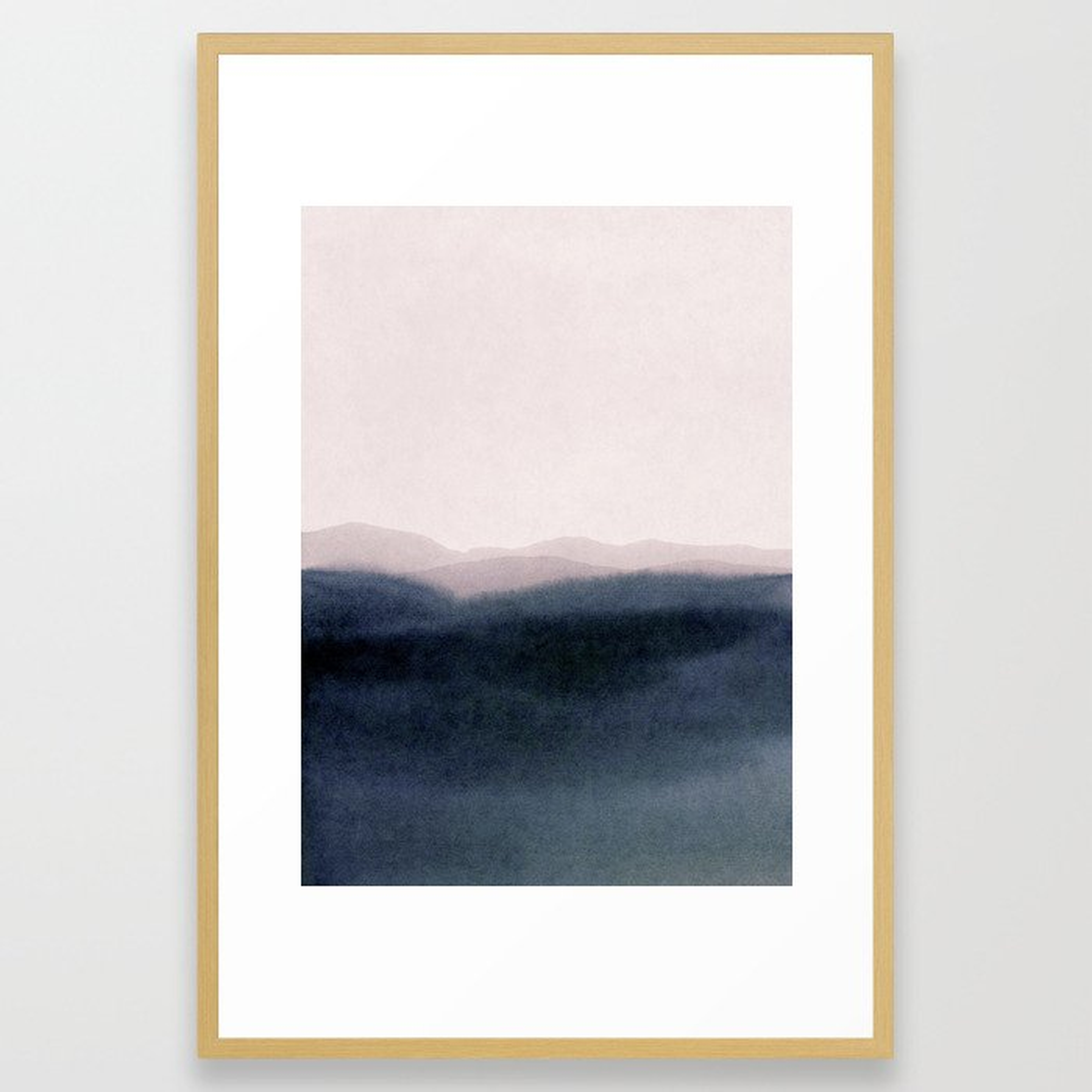 Dusk Scenery Framed Art Print by Iris Lehnhardt - Conservation Natural - LARGE (Gallery)-26x38 - Society6