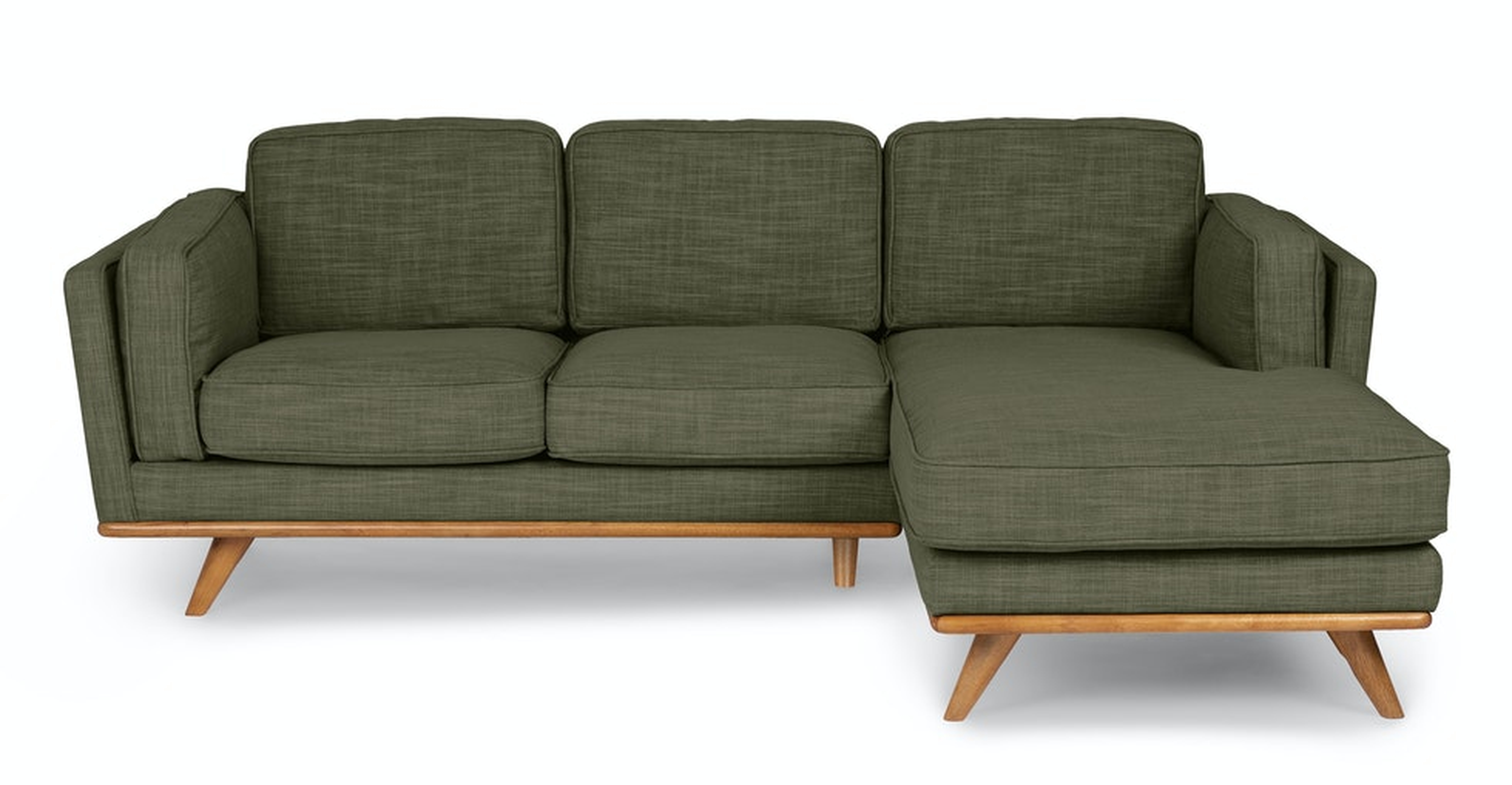 Timber Olio Green Right Sectional - Article