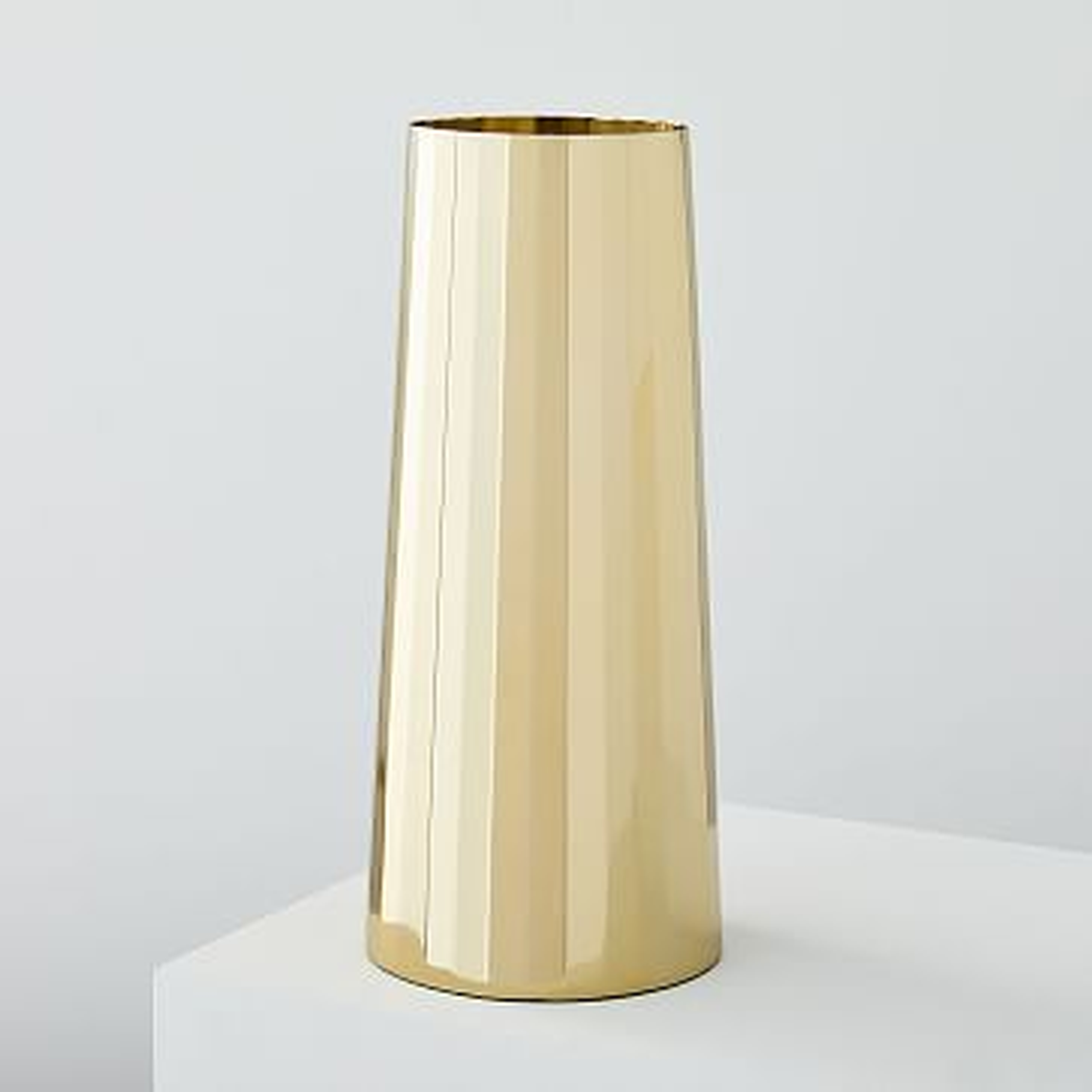 Foundation Brass Vases , Large - West Elm