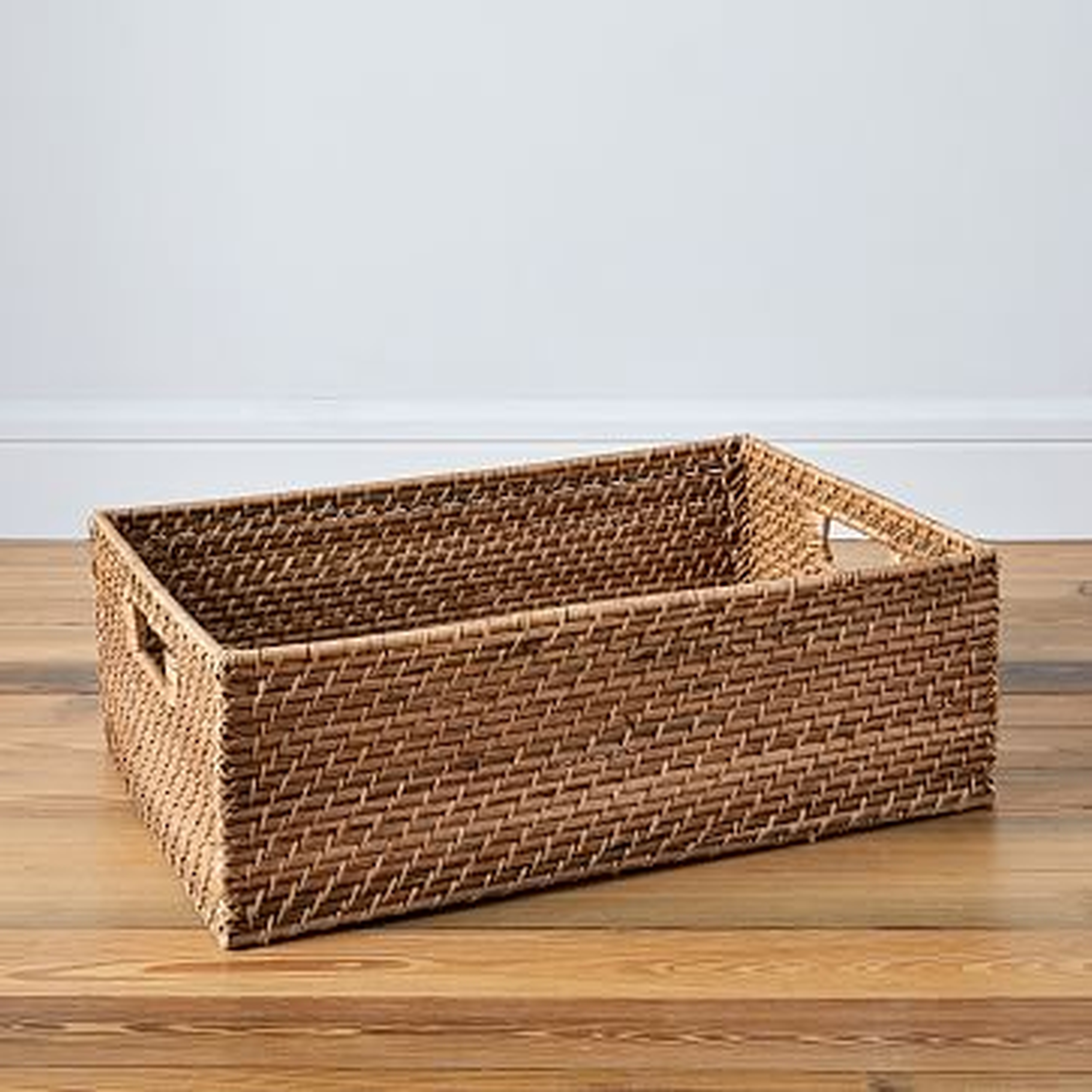Modern Weave, Underbed Basket, Natural, Set of 2 - West Elm