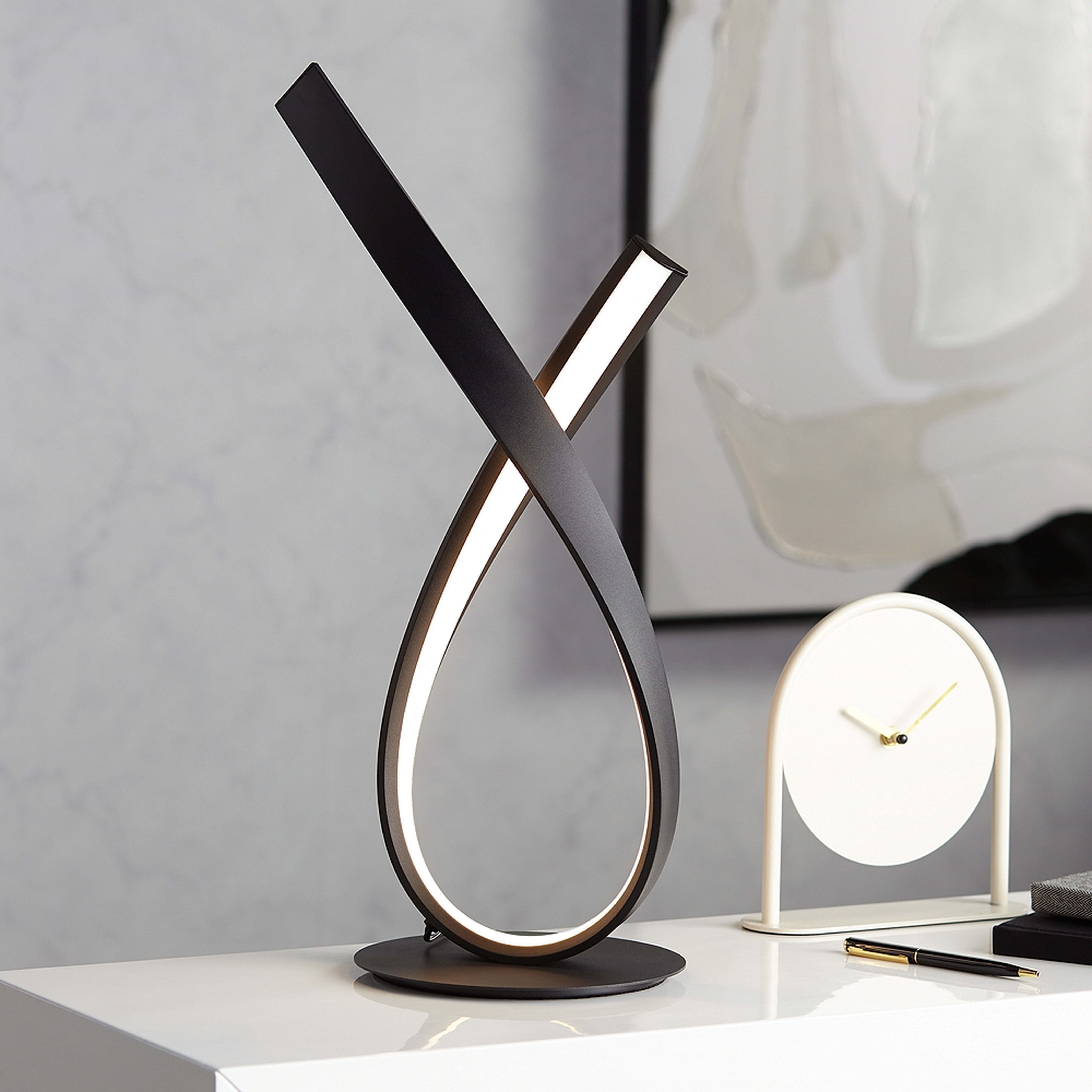 Possini Euro Avante 19.25" High Modern LED Accent Table Lamp - Lamps Plus