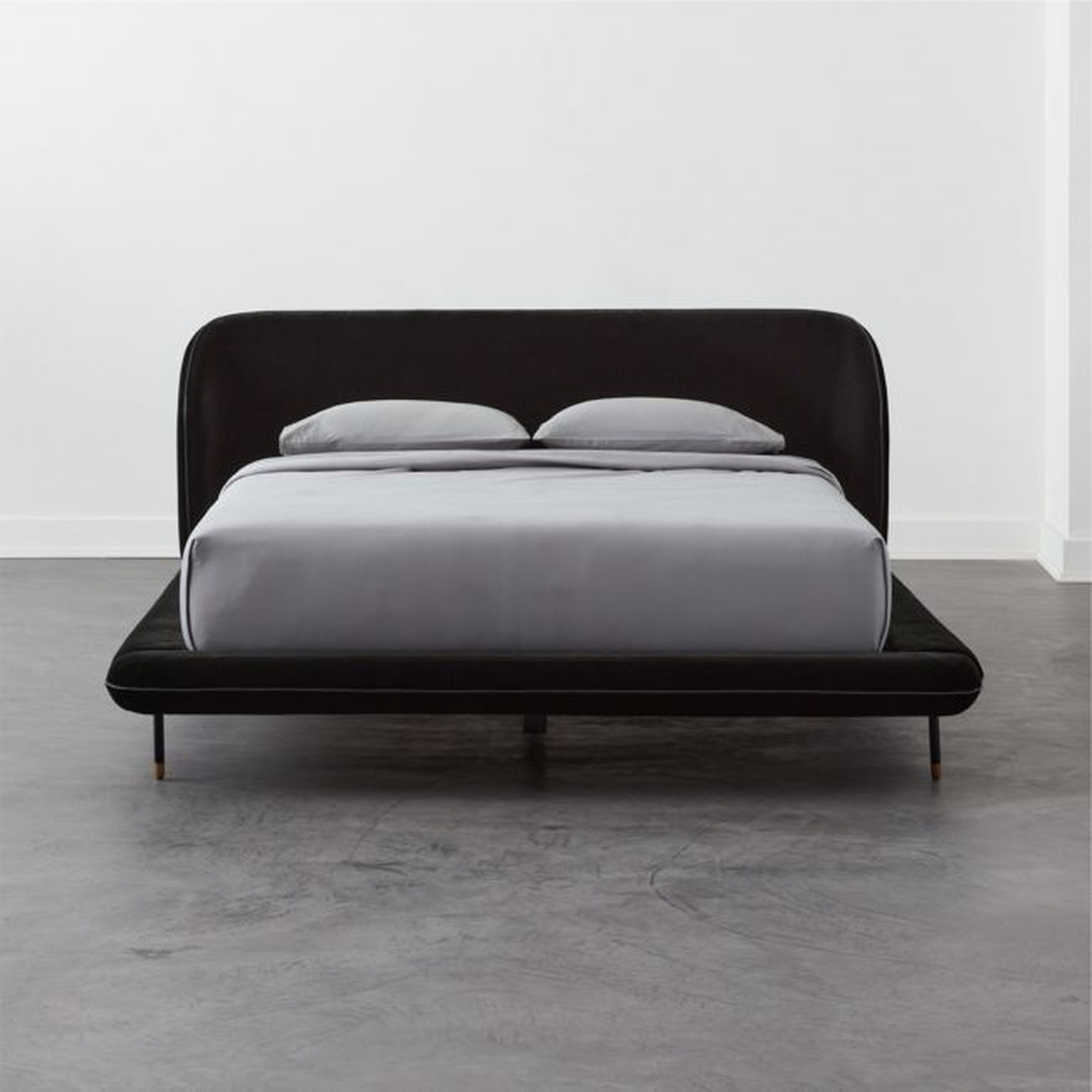 Antoni Black Queen Bed - CB2