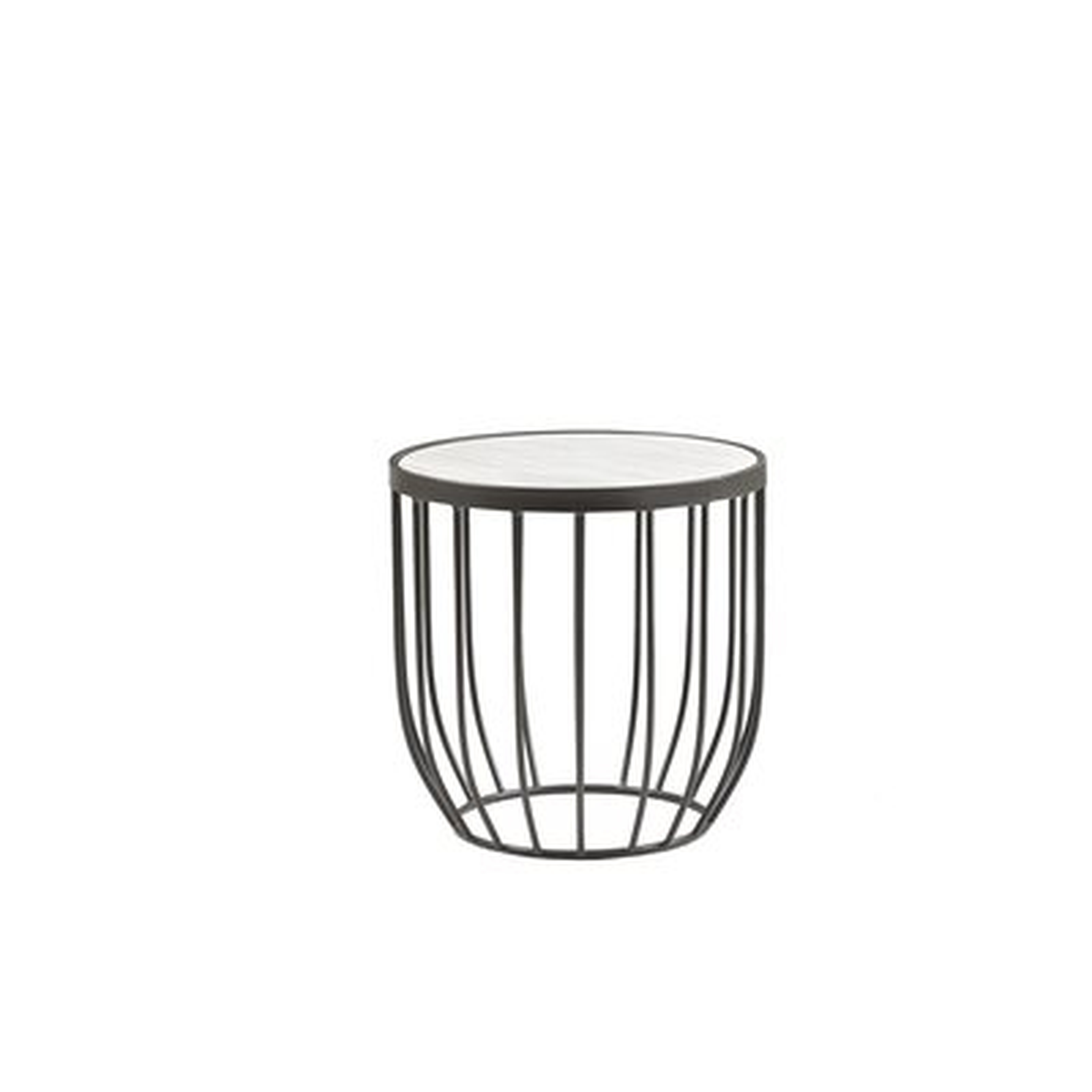 Earnest Pedestal End Table - Wayfair