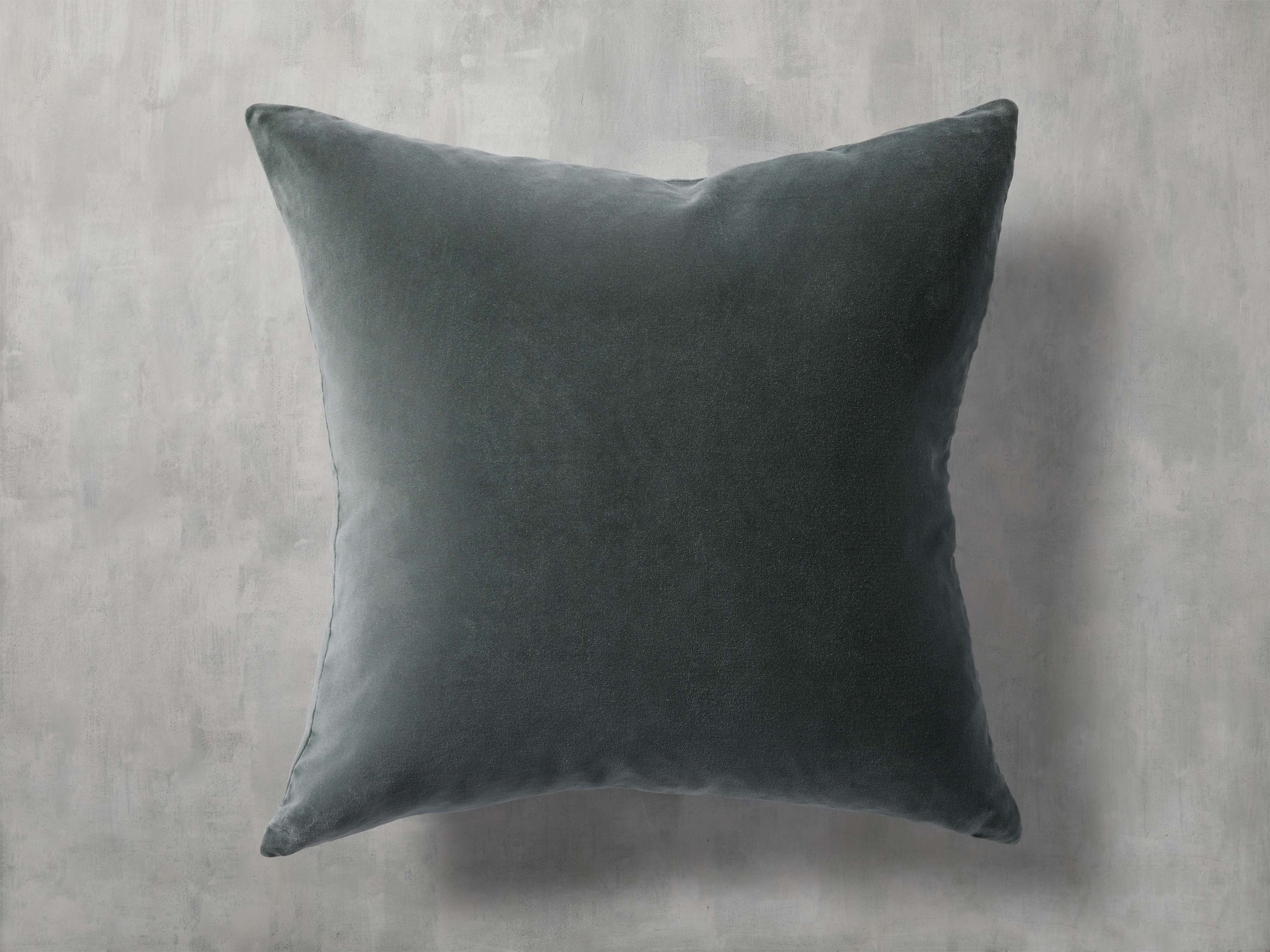 Velvet 22" X Pillow Cover in Blue  Mist  - Arhaus