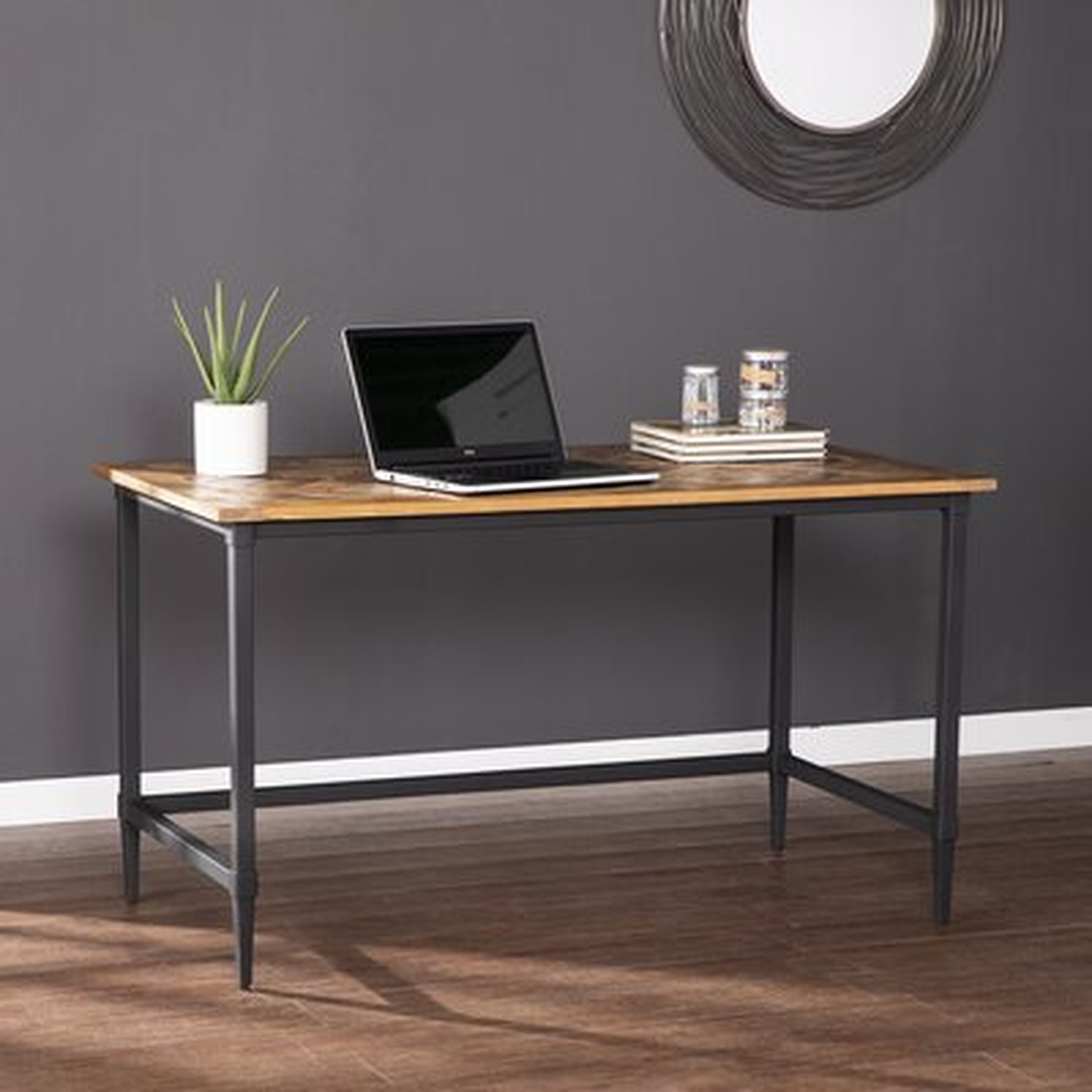 Lawrenny Solid Wood Desk - Wayfair