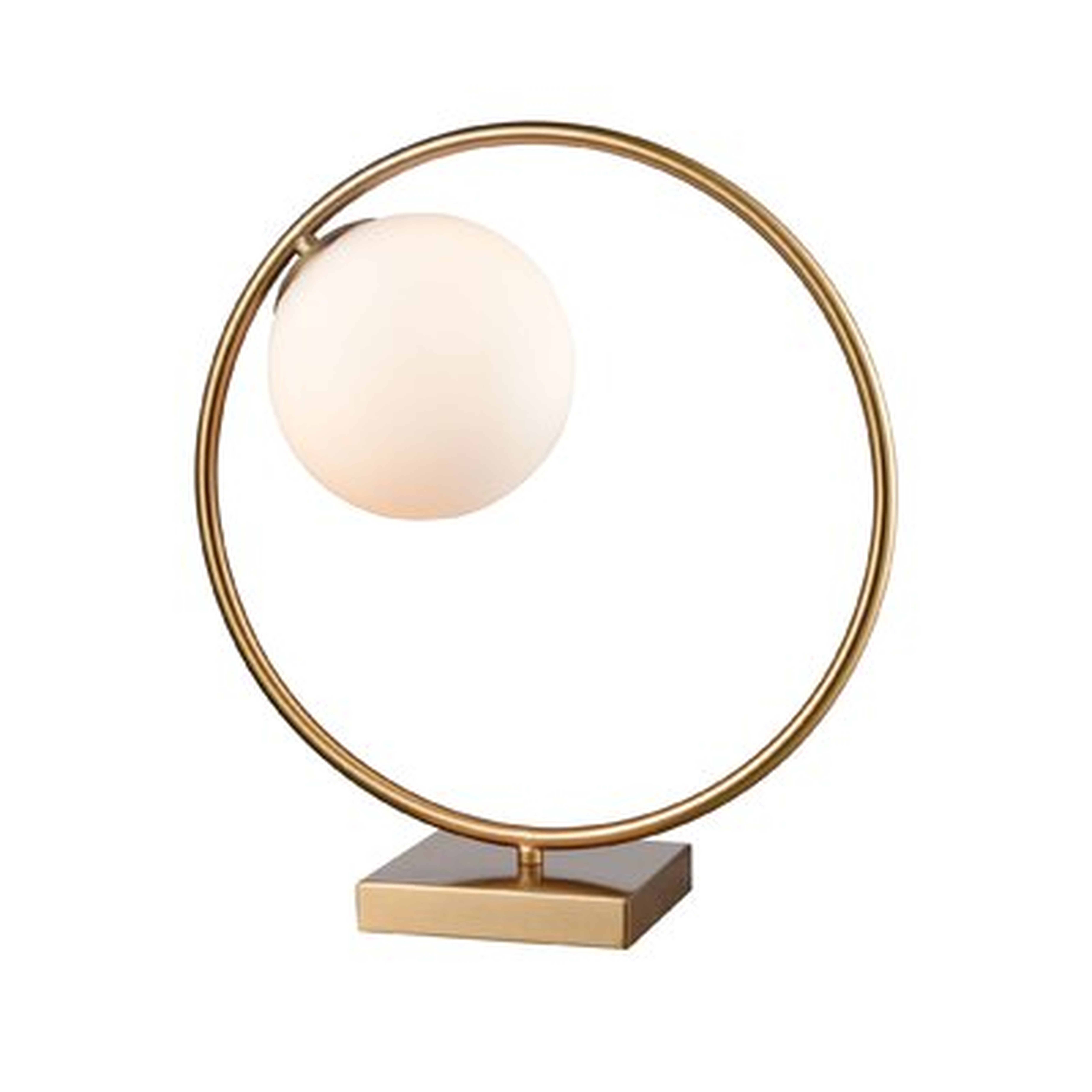 Dez 15" Aged Brass Novelty Table Lamp - AllModern