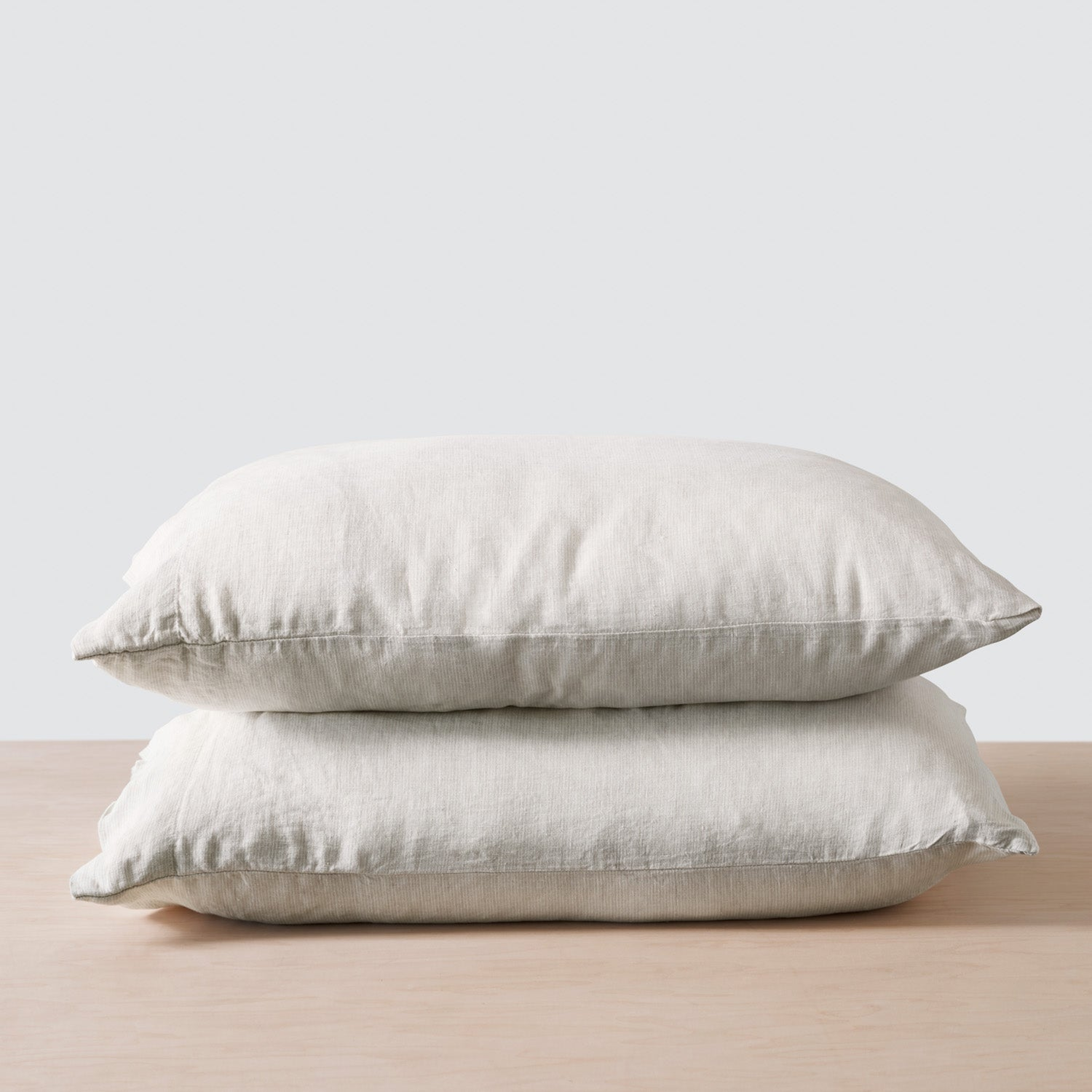 The Citizenry Stonewashed Linen Pillowcases | Standard | Sand - The Citizenry
