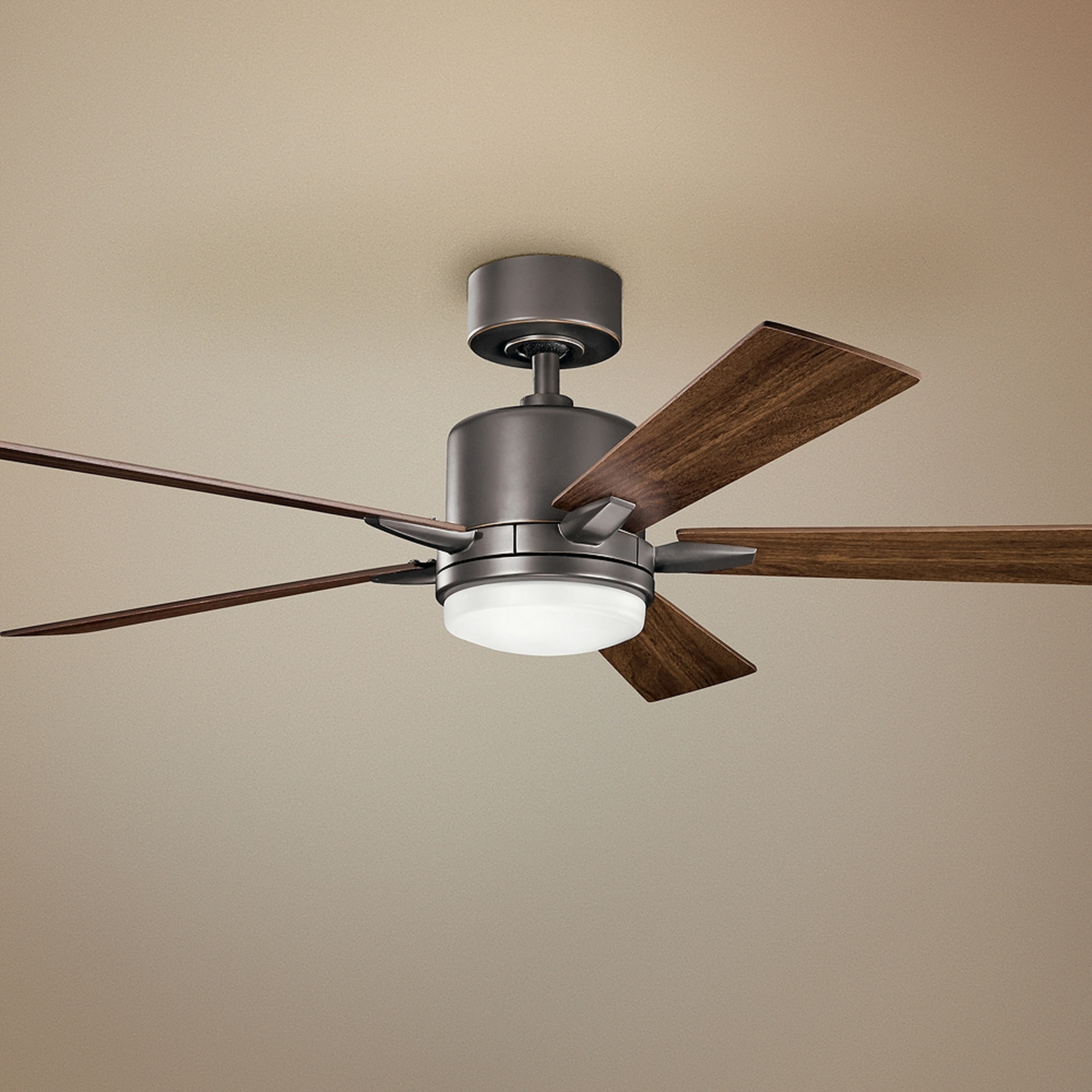 52" Kichler Lucian Olde Bronze LED Ceiling Fan - Style # 36K88 - Lamps Plus