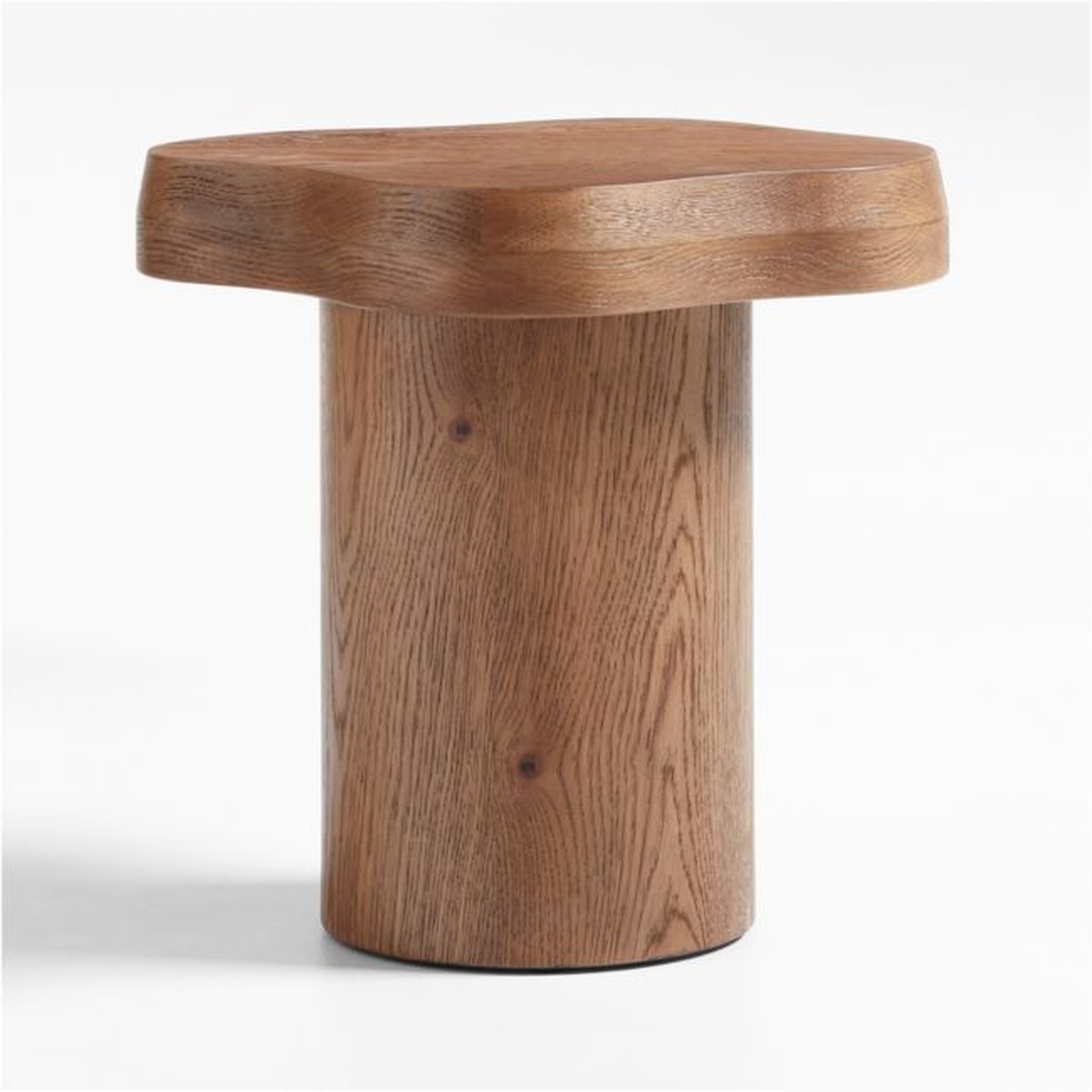 Winslow Oak Wood Side Table by Jake Arnold - Crate and Barrel