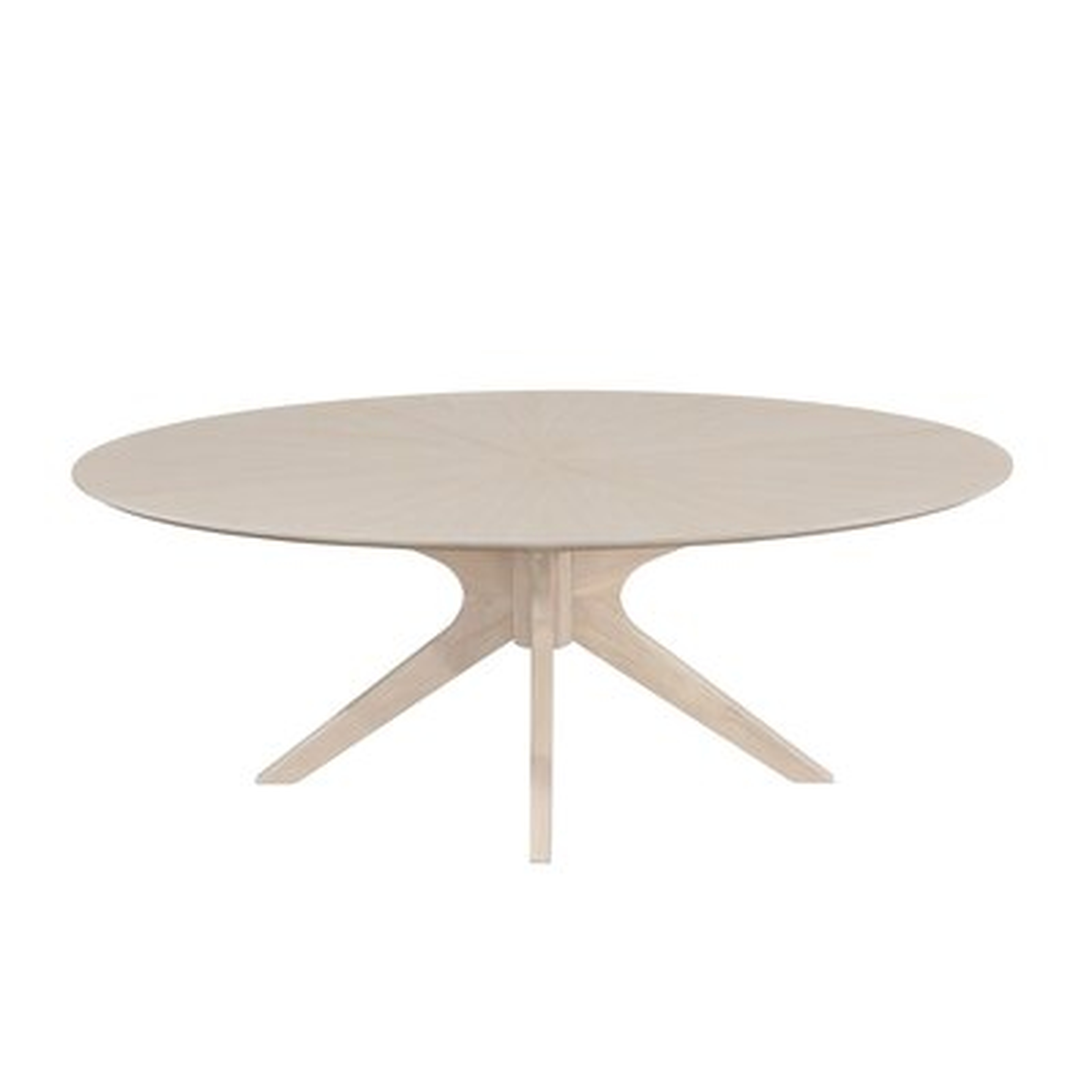 Fenway Pedestal Coffee Table - AllModern