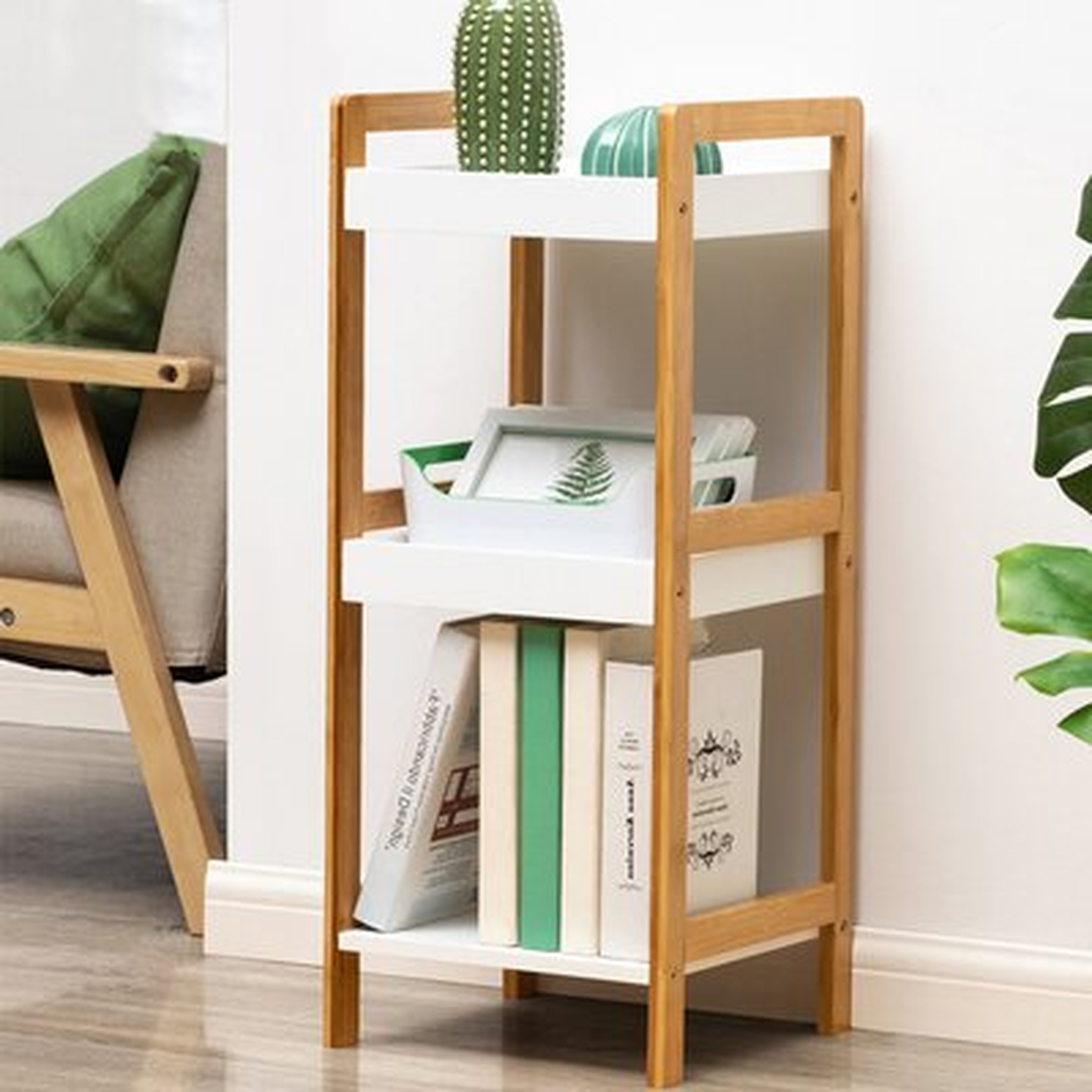 Tindal Solid Wood Etagere Bookcase - Wayfair