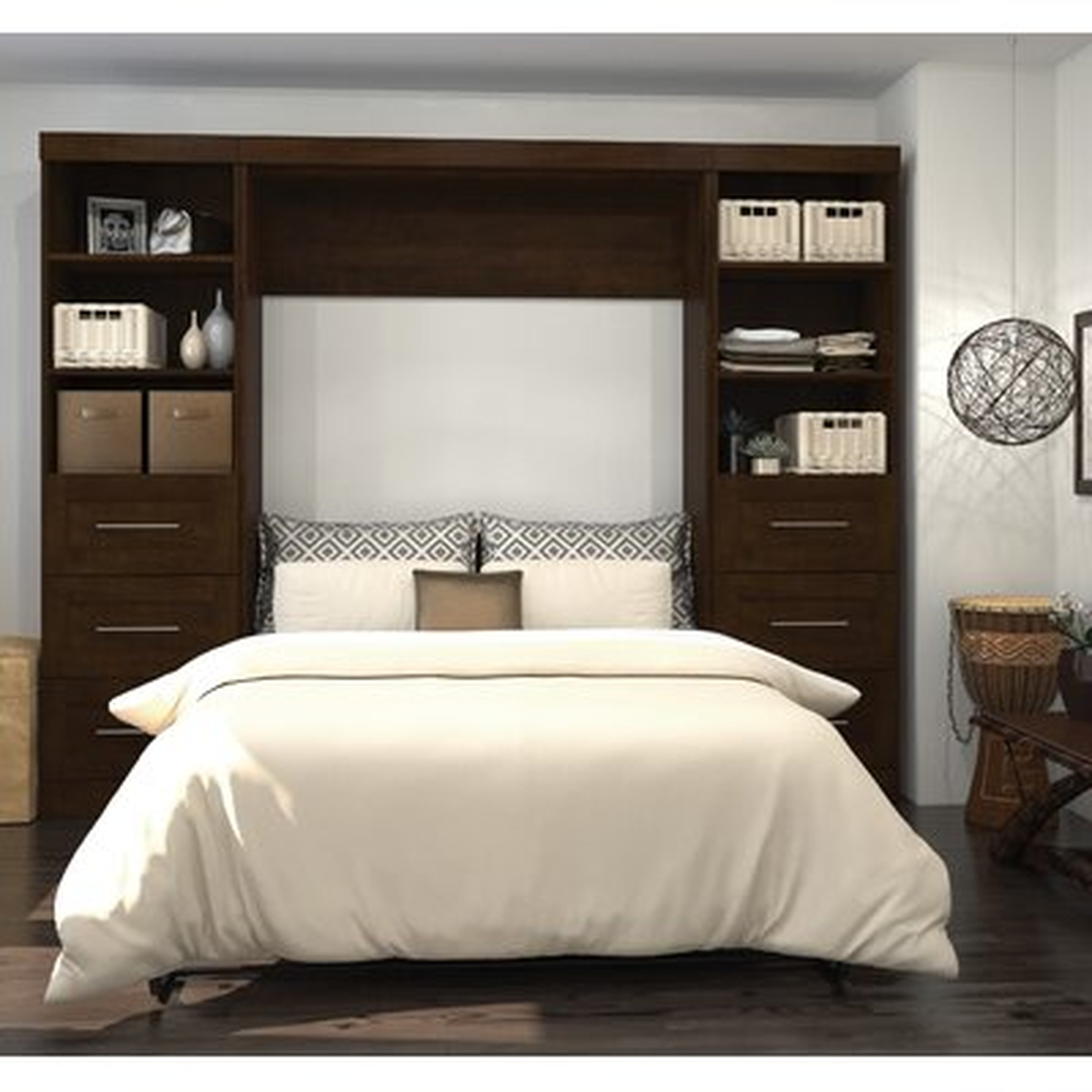 Storage Murphy Platform Bed - Wayfair