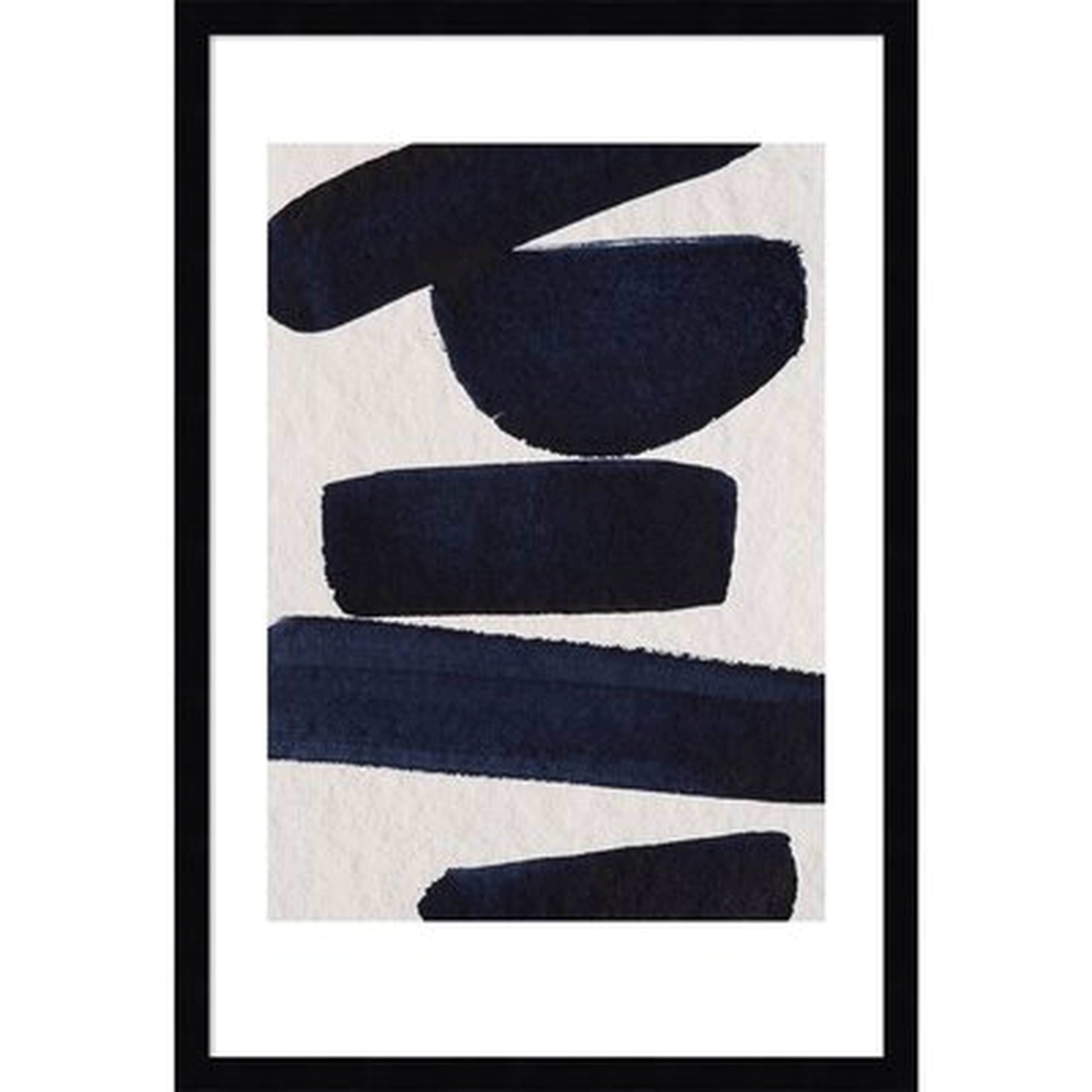 Japandi 5 by Simon West - Picture Frame Graphic Art Print on Paper - AllModern