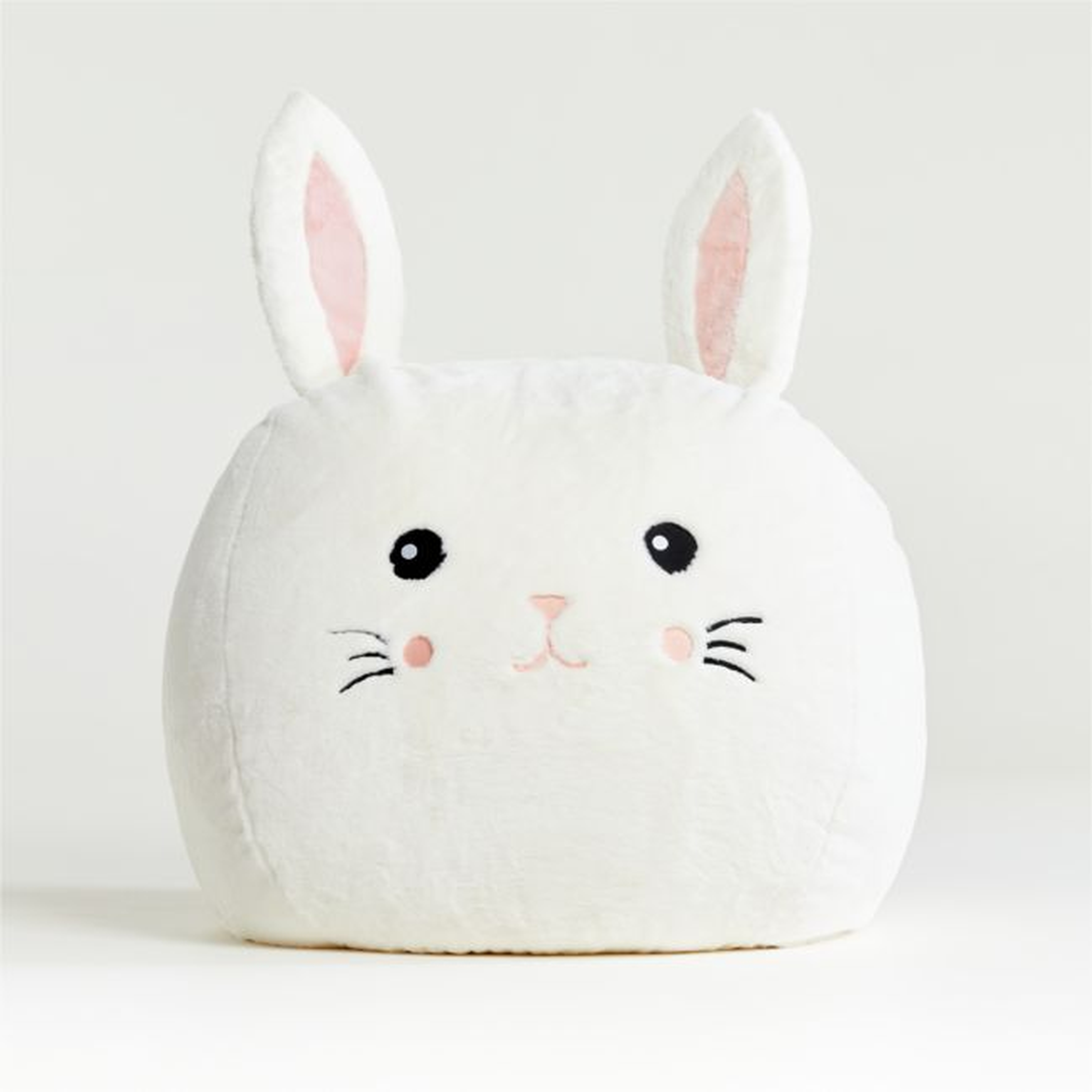 Large Furry Bunny Bean Bag Chair Cover - Crate and Barrel