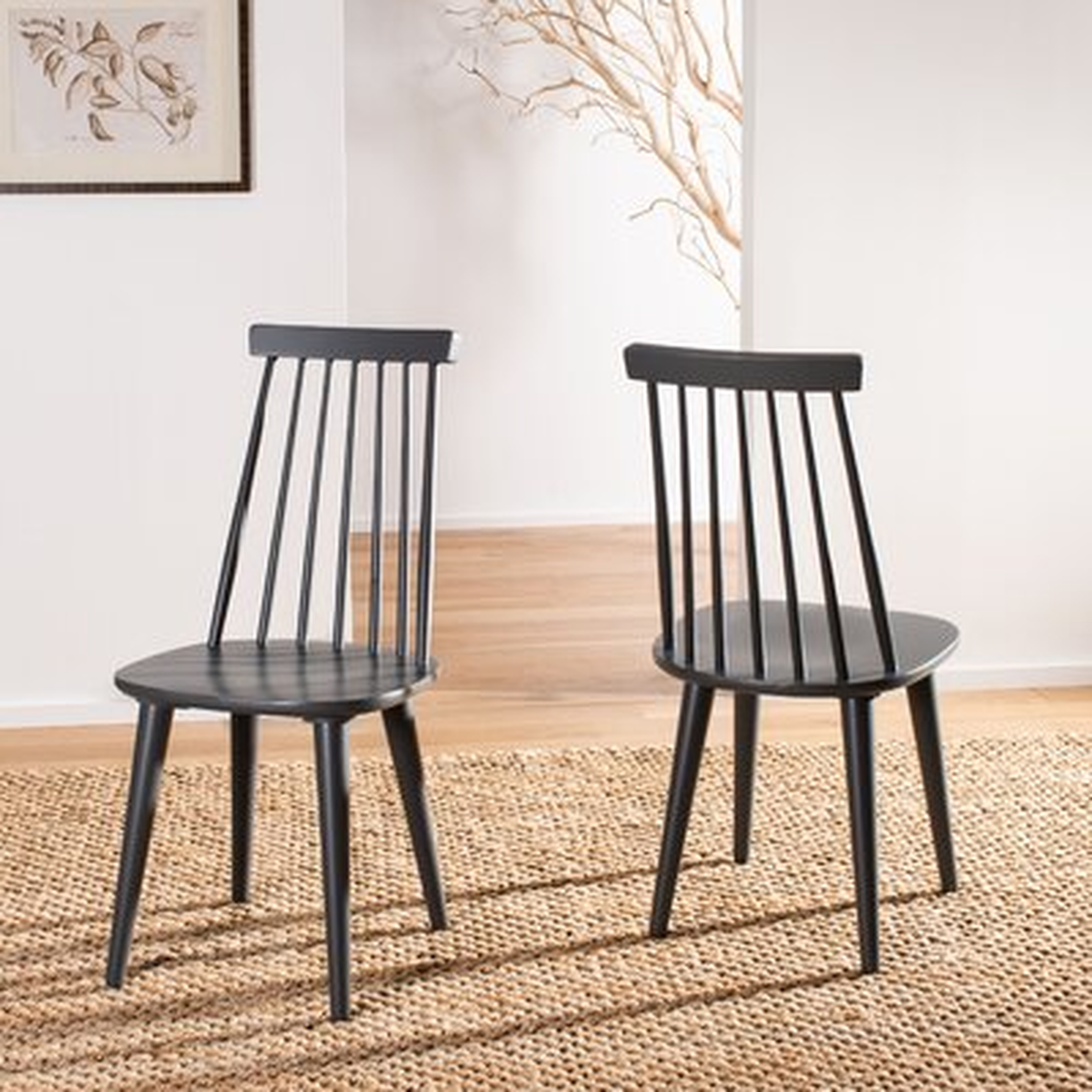 Spindle Solid Wood Dining Chair set of 2 - Wayfair