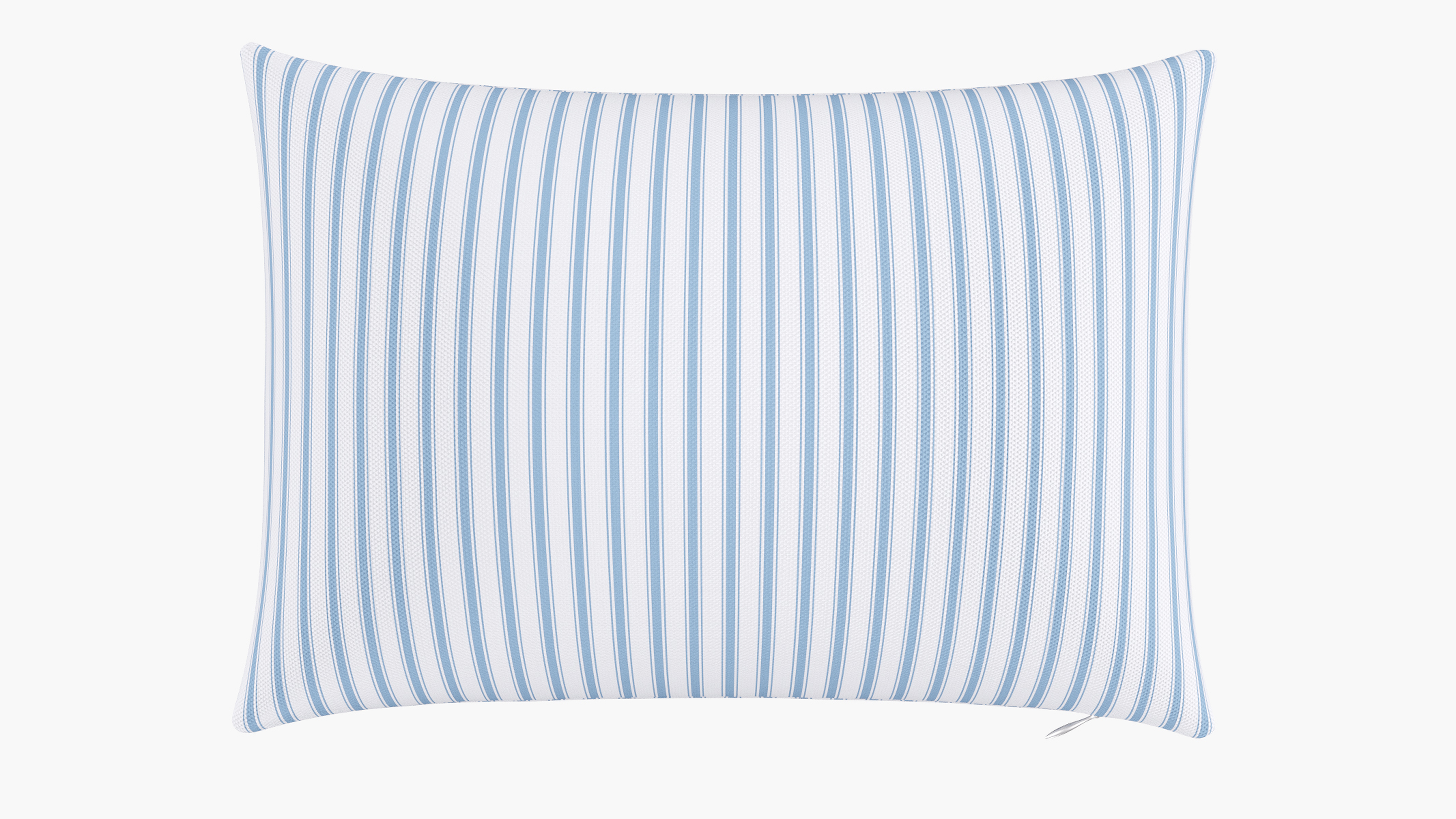 Throw Pillow 14" x 20", Cornflower Classic Ticking Stripe, 14" x 20" - The Inside