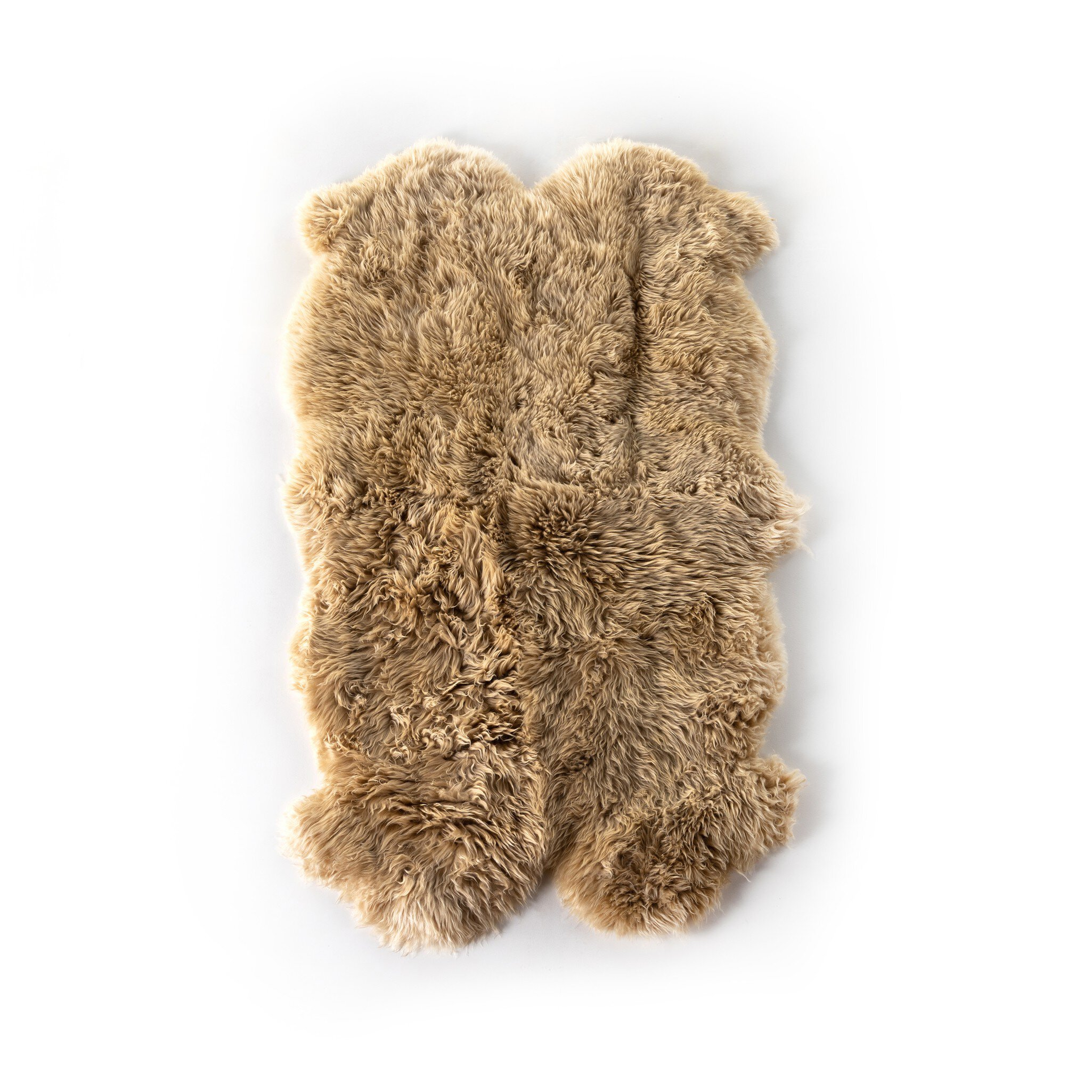 Lalo Lambskin Rug - Beige Lambskin - Four Hands