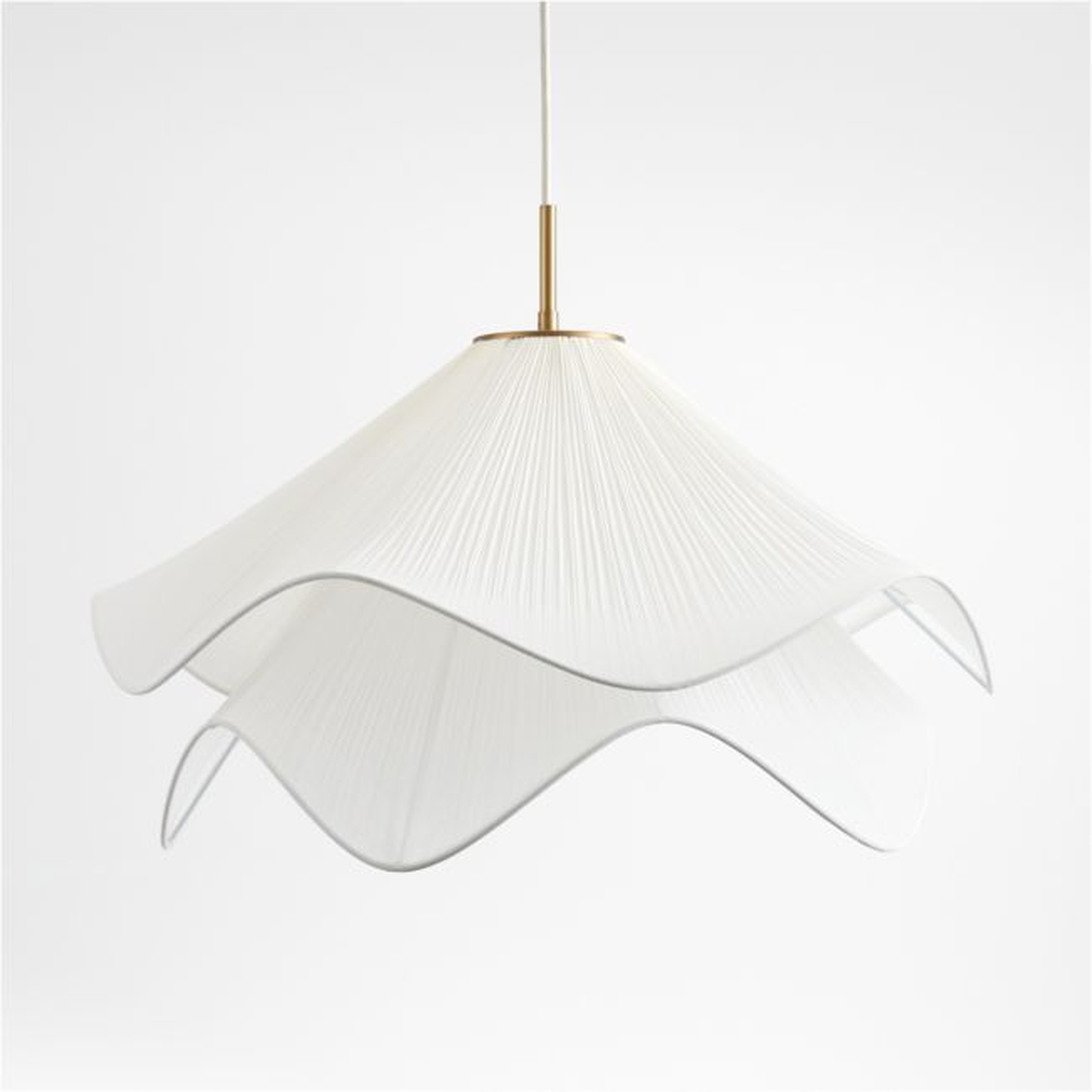 Lia Pendant Light with Shade - Crate and Barrel