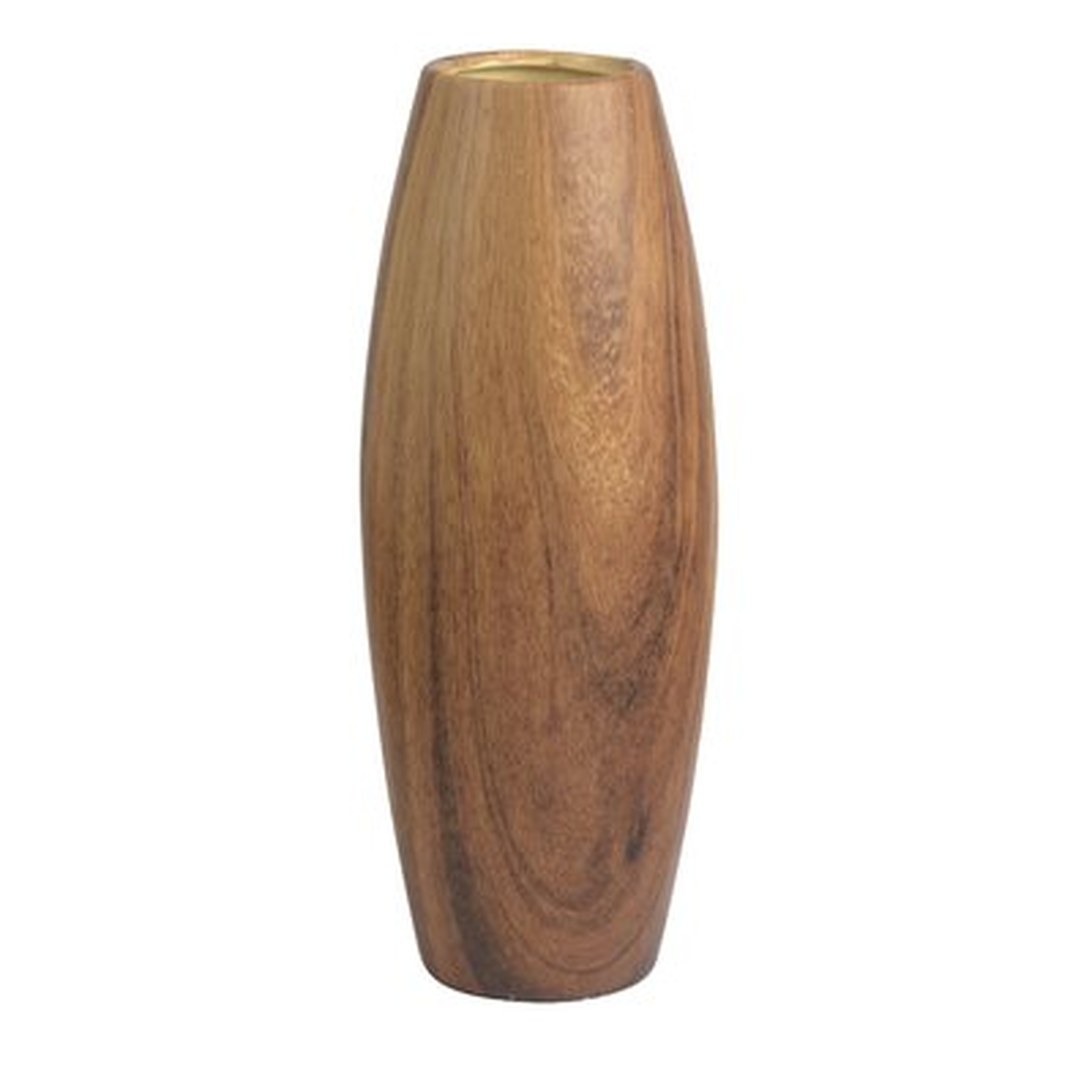 Longino Hand-Painted Ceramic Faux Vase - Wayfair