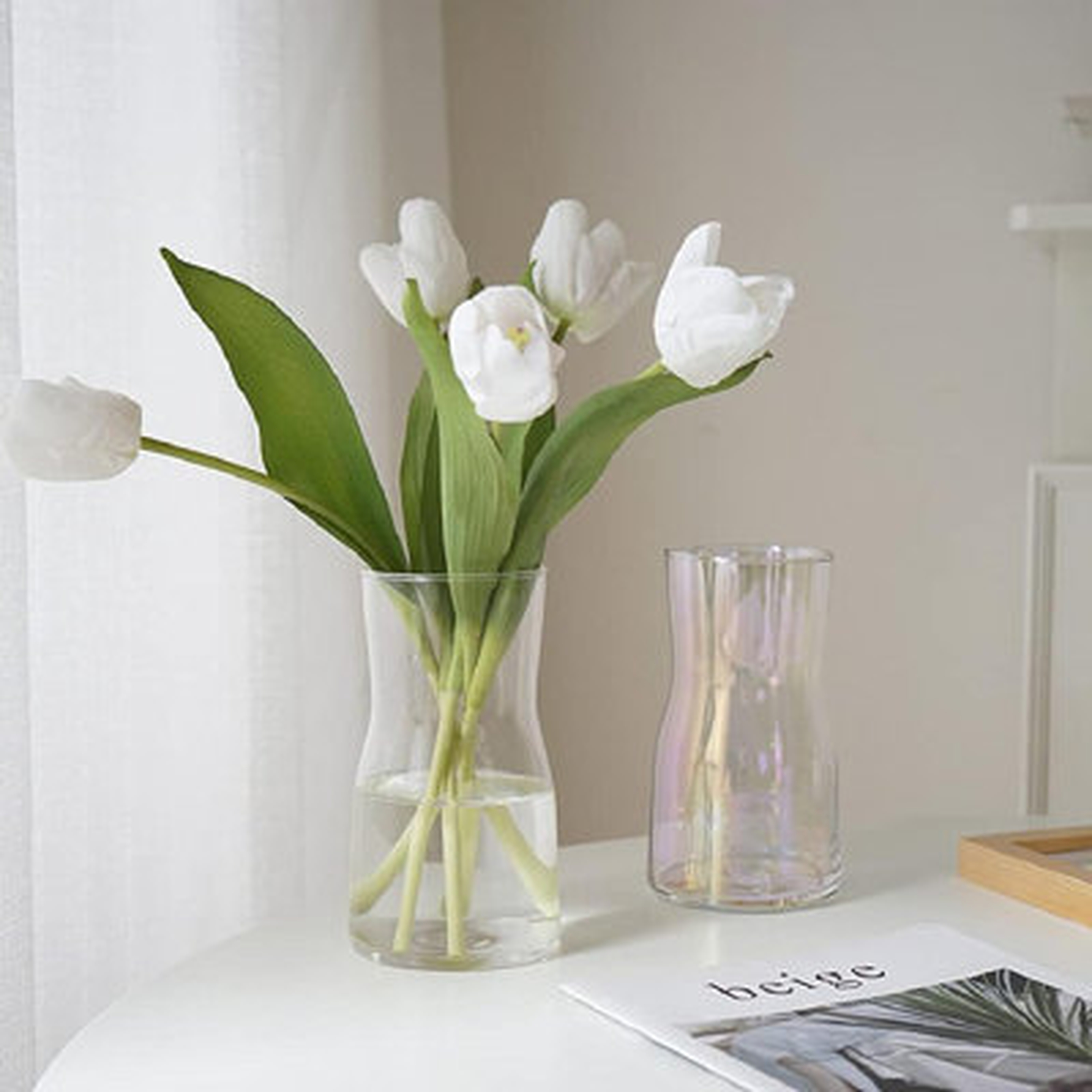 Glass Vase, Glass Flower Vase Decorative Vase For Party,Exhibition,Wedding, Festival, Home, Kitchen,Table,Window - Wayfair