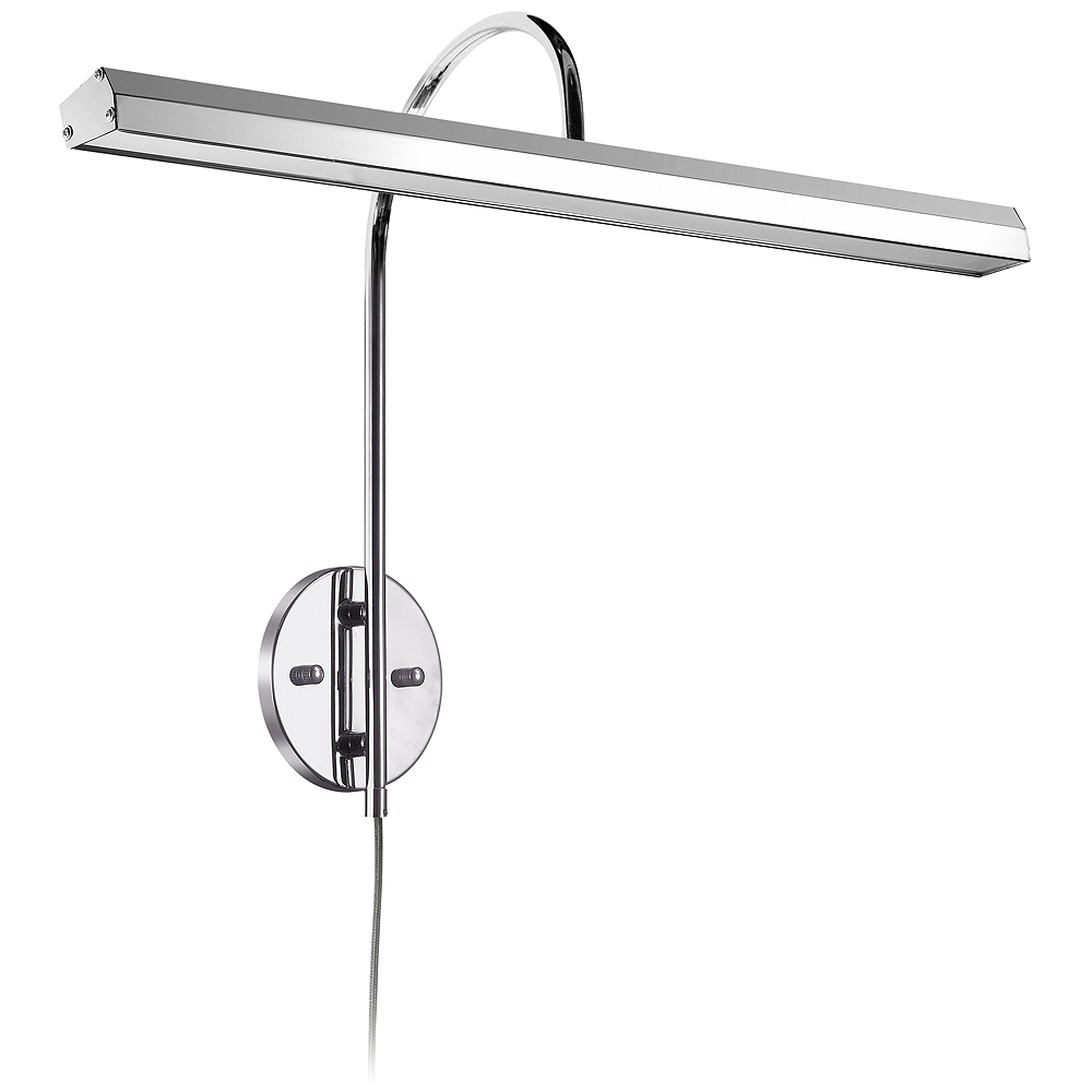 Staccato 24 1/4" Wide Polished Chrome LED Picture Light - Style # 81J54 - Lamps Plus