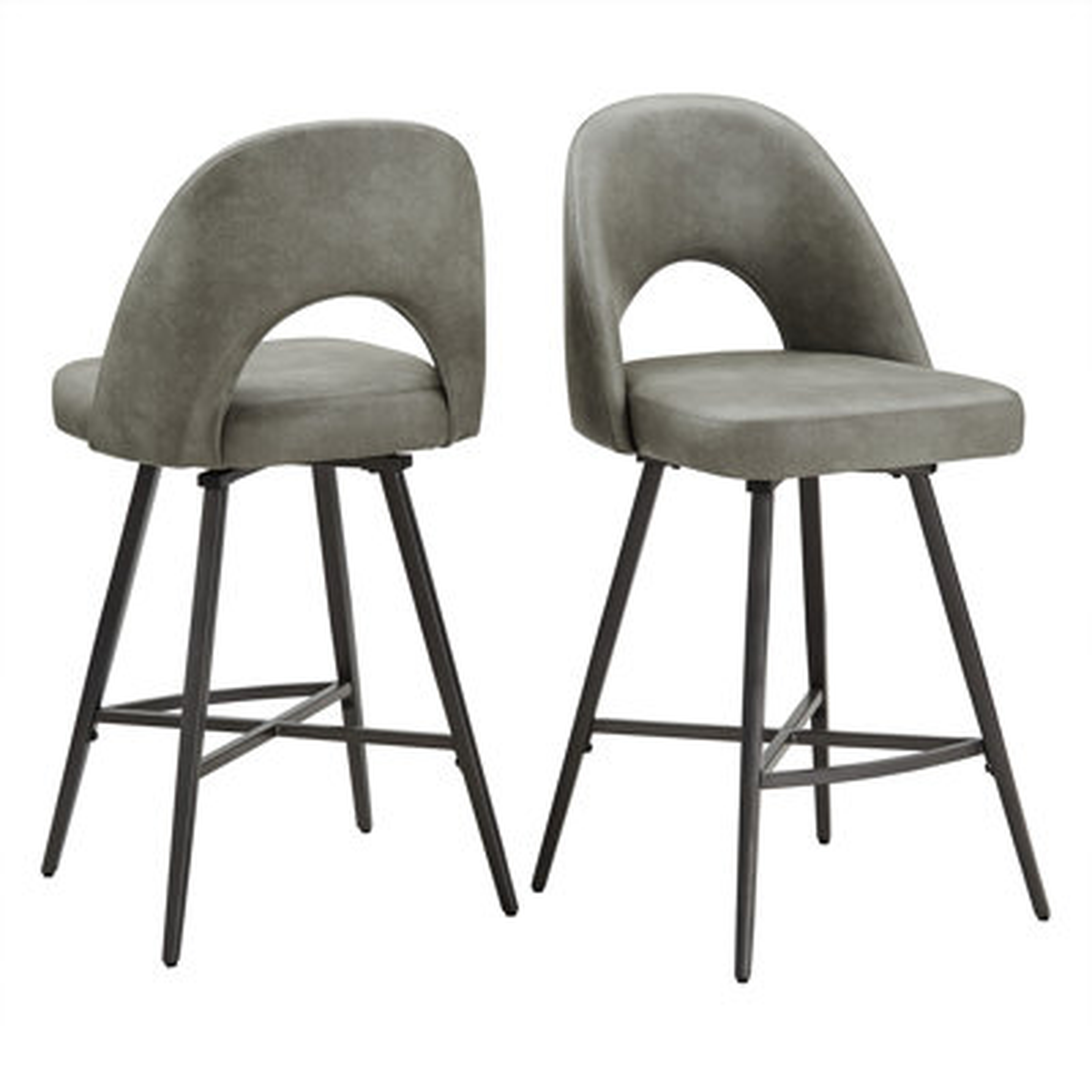 Etna Swivel Counter & Bar Stool - Wayfair