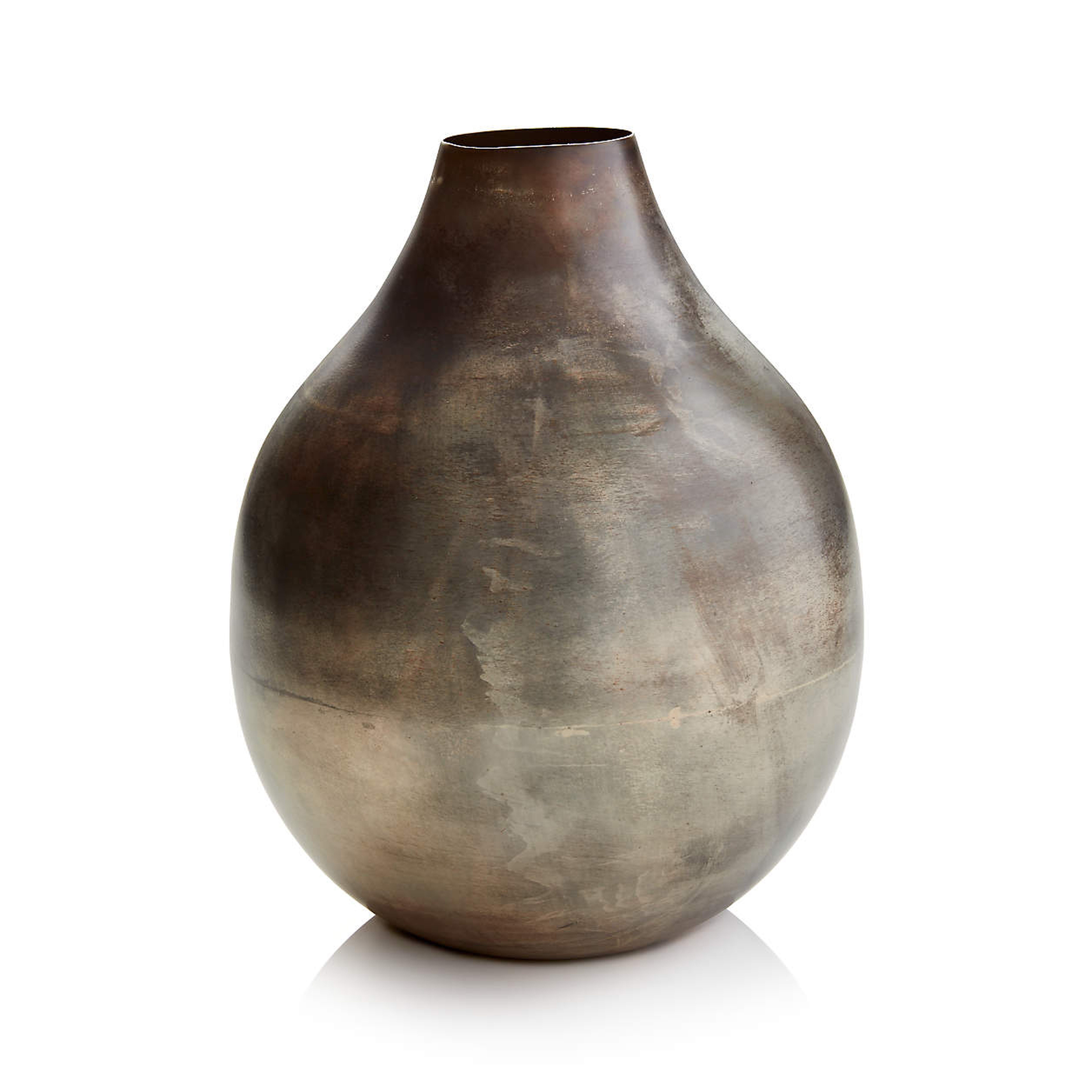 Bringham Metal Vase, Large - Crate and Barrel
