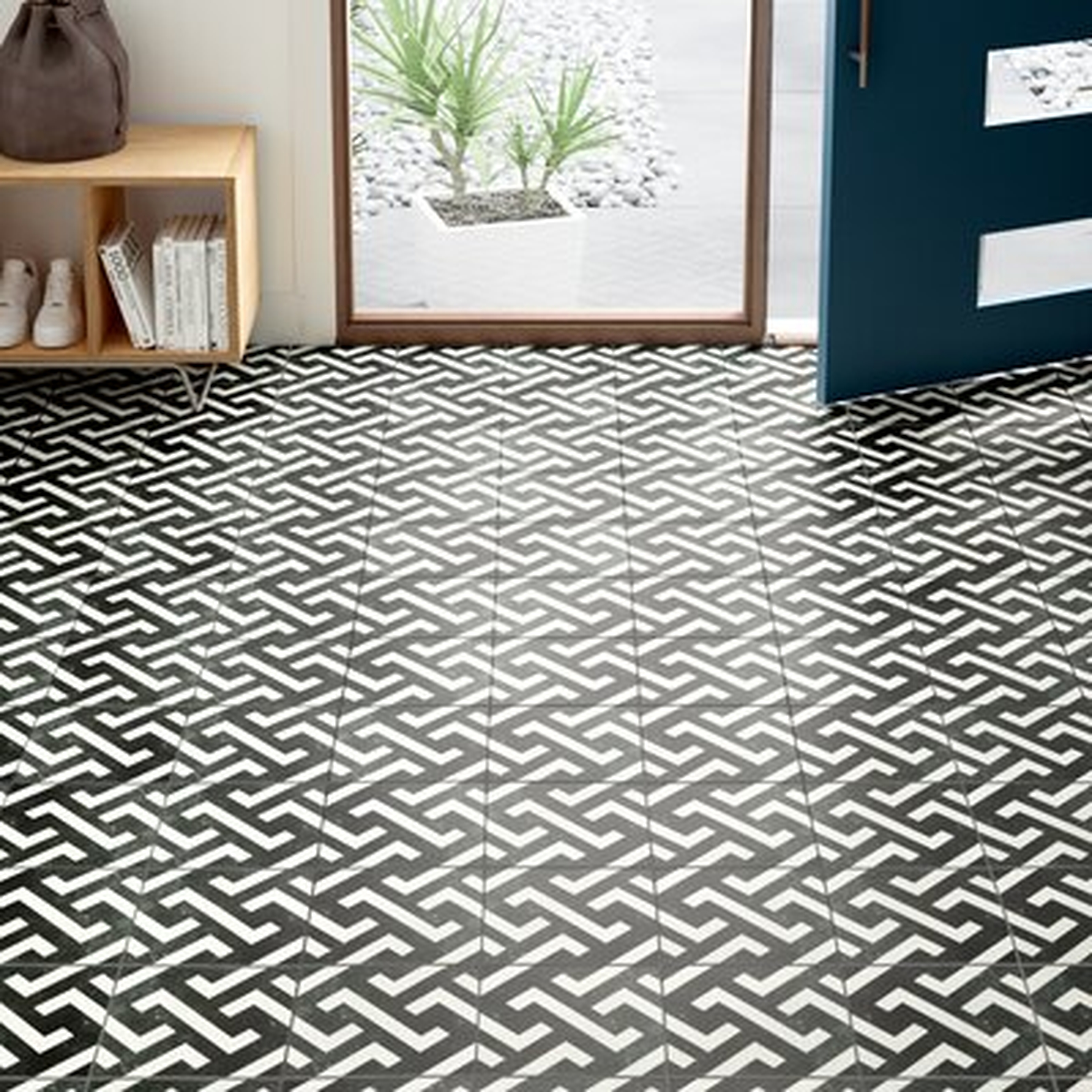 Anabella 9" x 9" Porcelain Patterned Wall & Floor Tile - AllModern