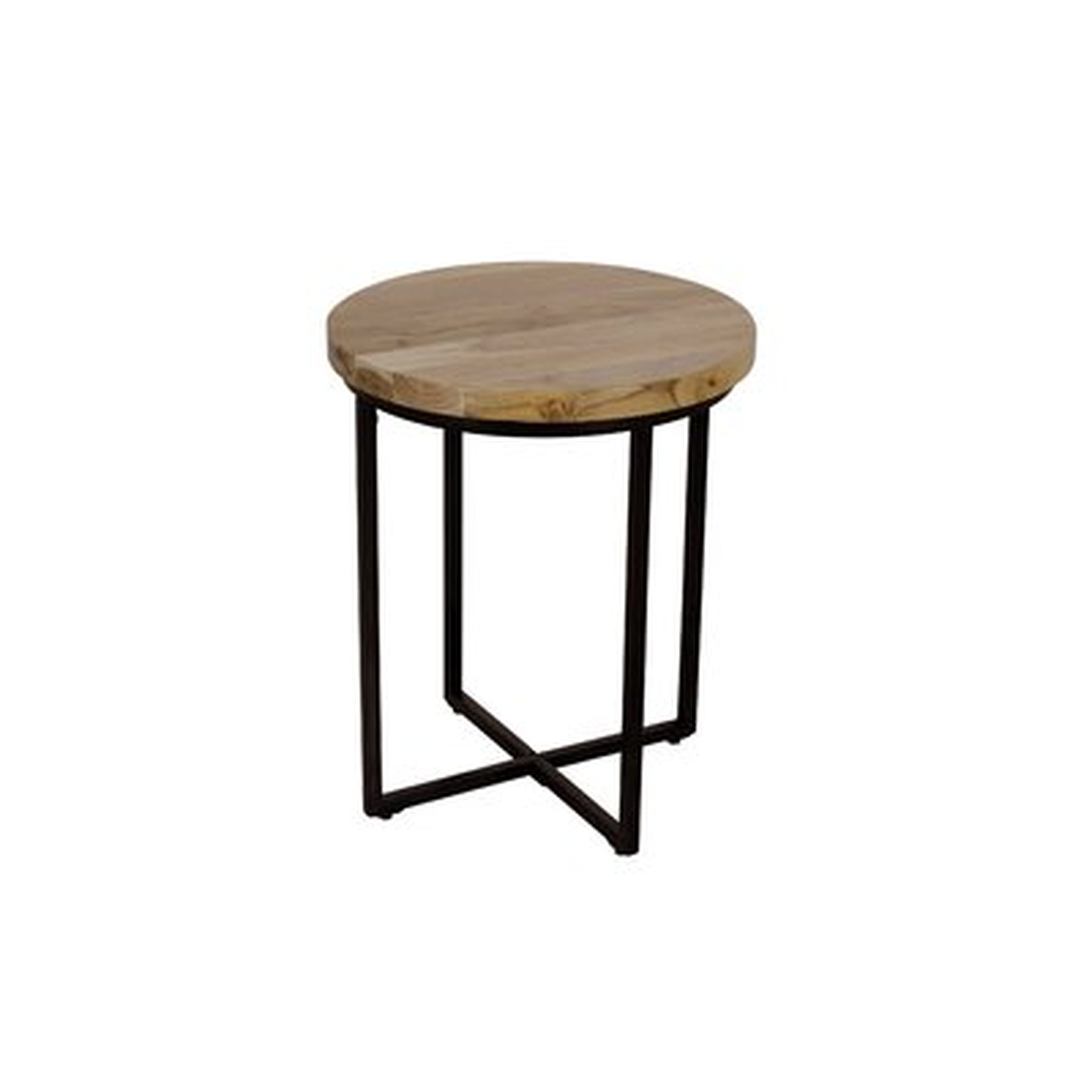 Loudonville Solid Wood Modern 20" Round End Table - Wayfair