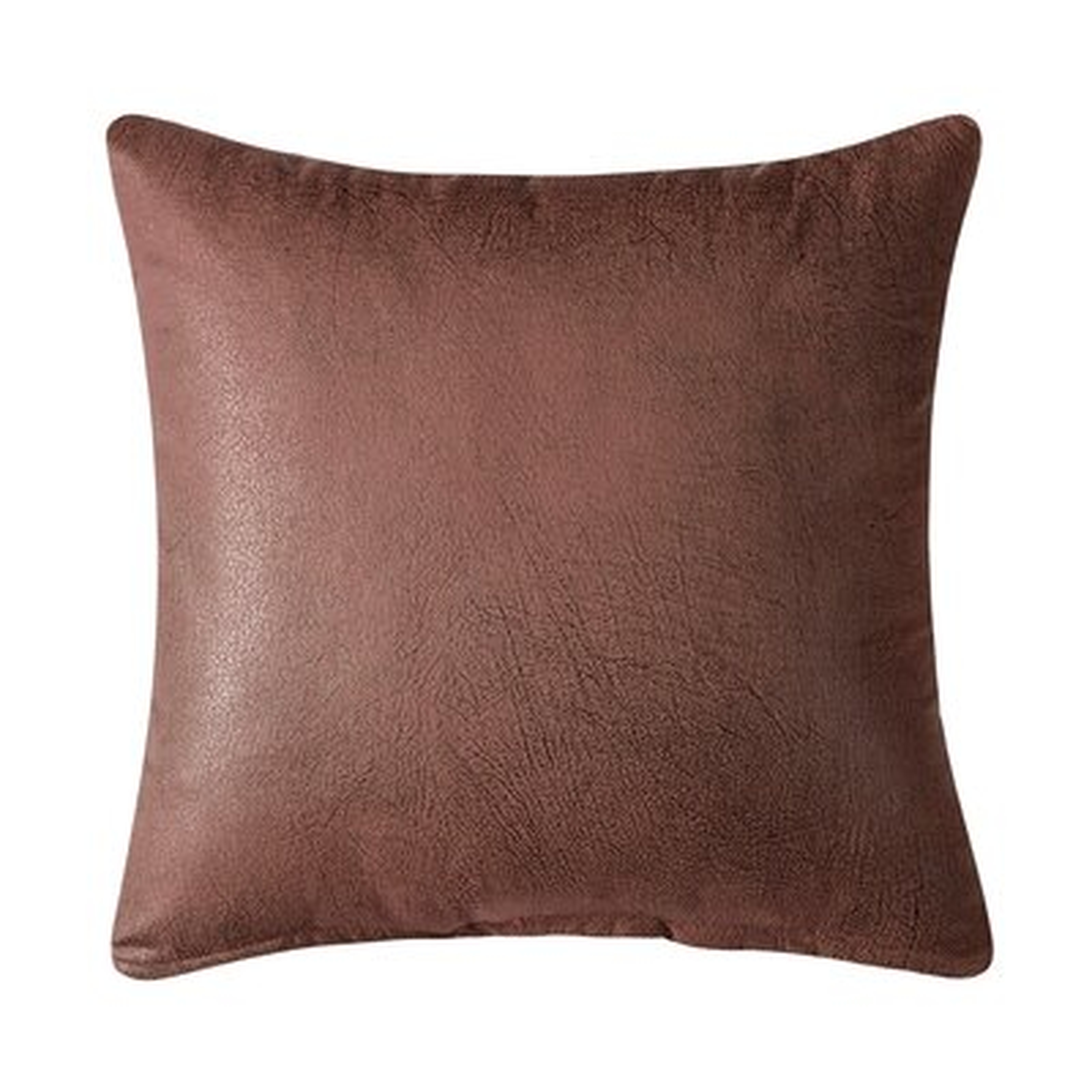 Getraer Faux Leather Throw Pillow - Wayfair
