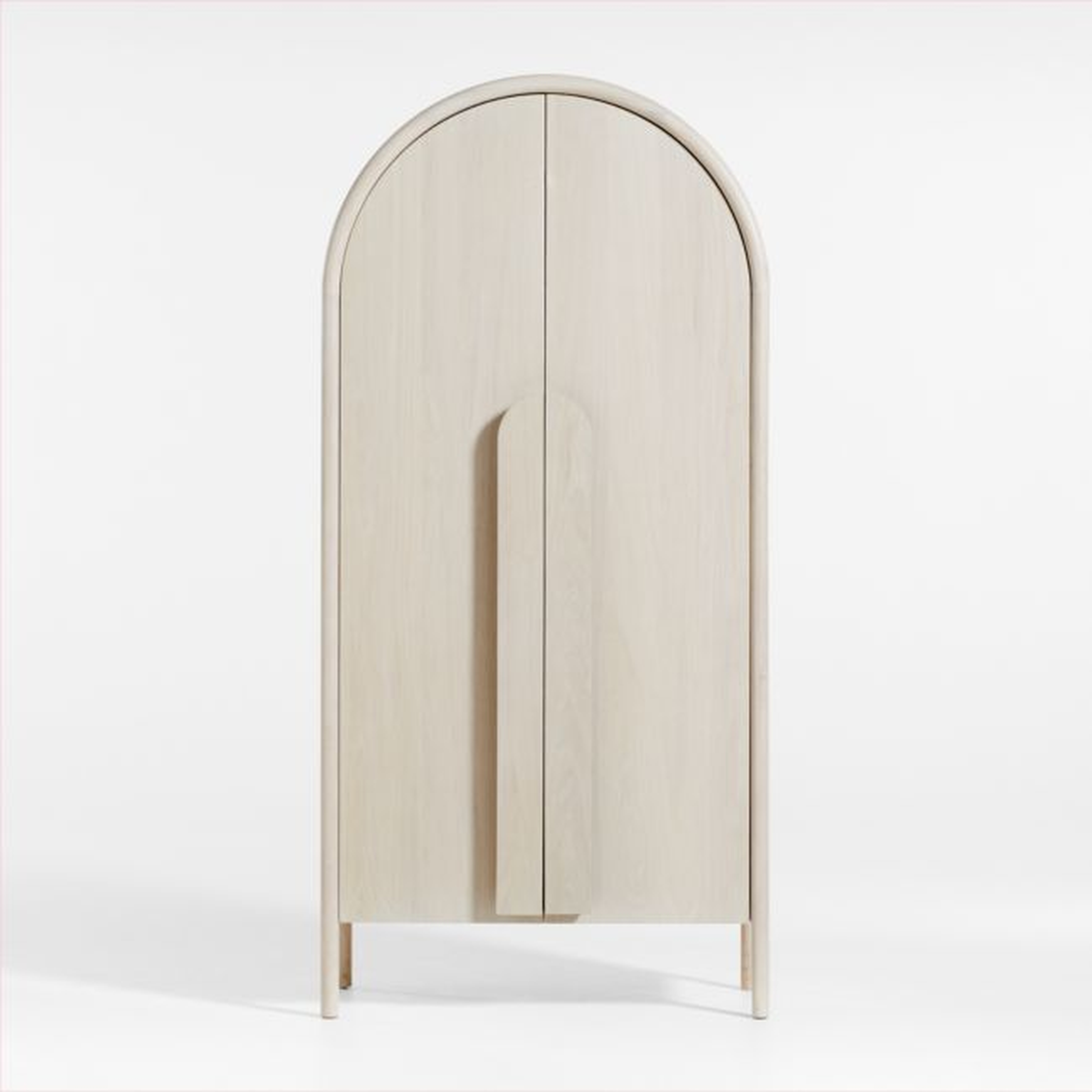 Annie 38" Whitewash Storage Cabinet by Leanne Ford - Crate and Barrel