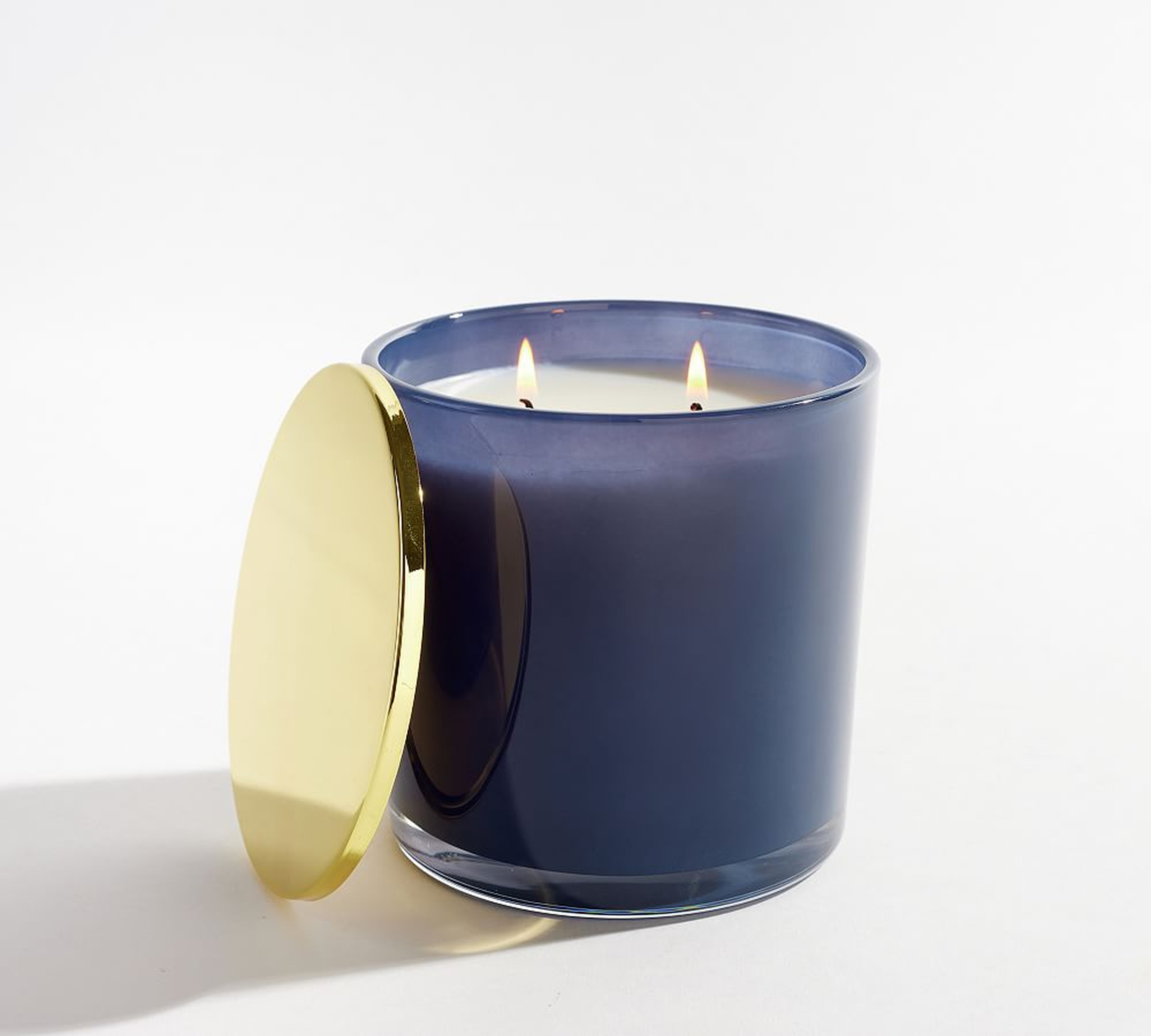 Pacific Grove Collection, Blue, Large Candle - Pottery Barn