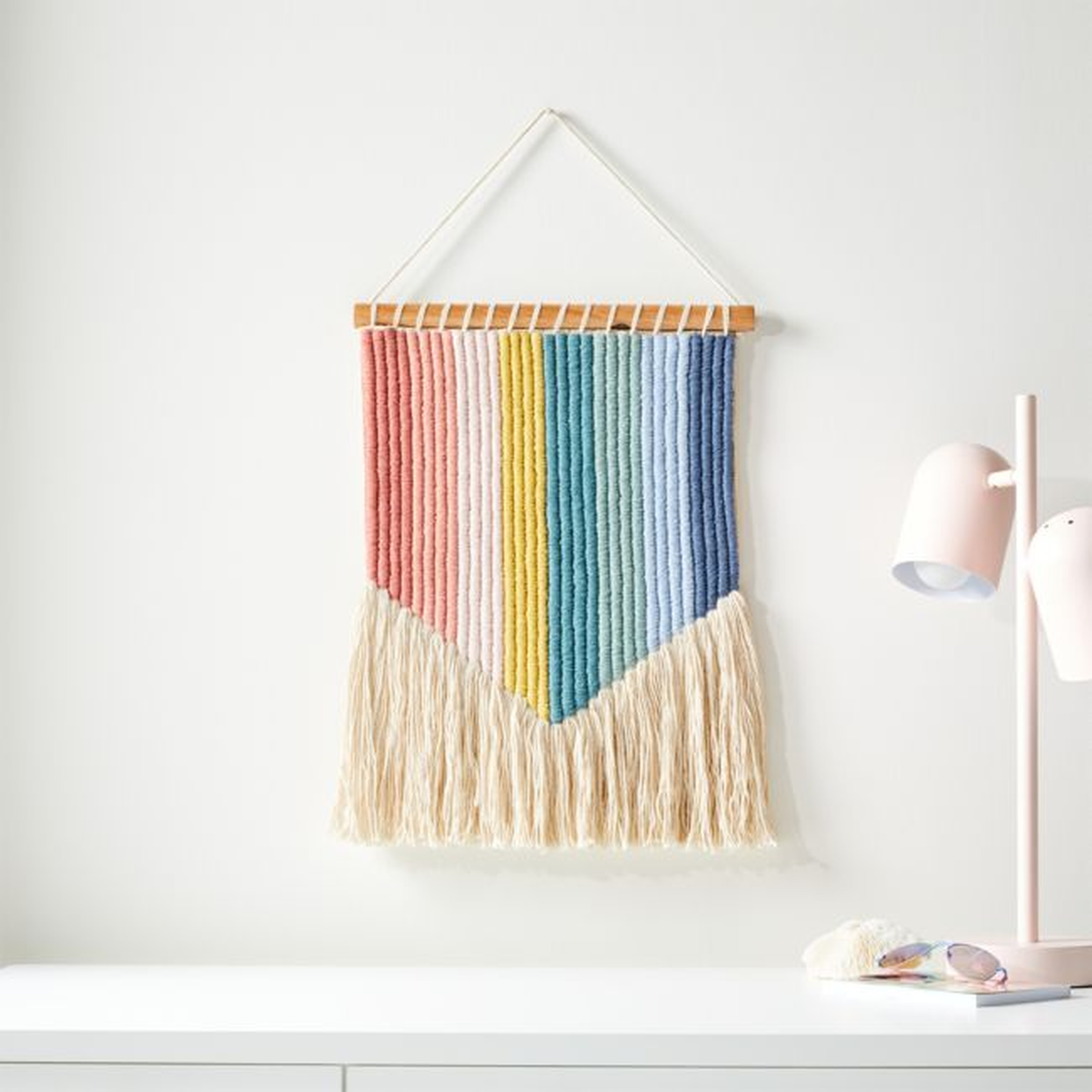 Vertical Rainbow Wall Hanging - Crate and Barrel