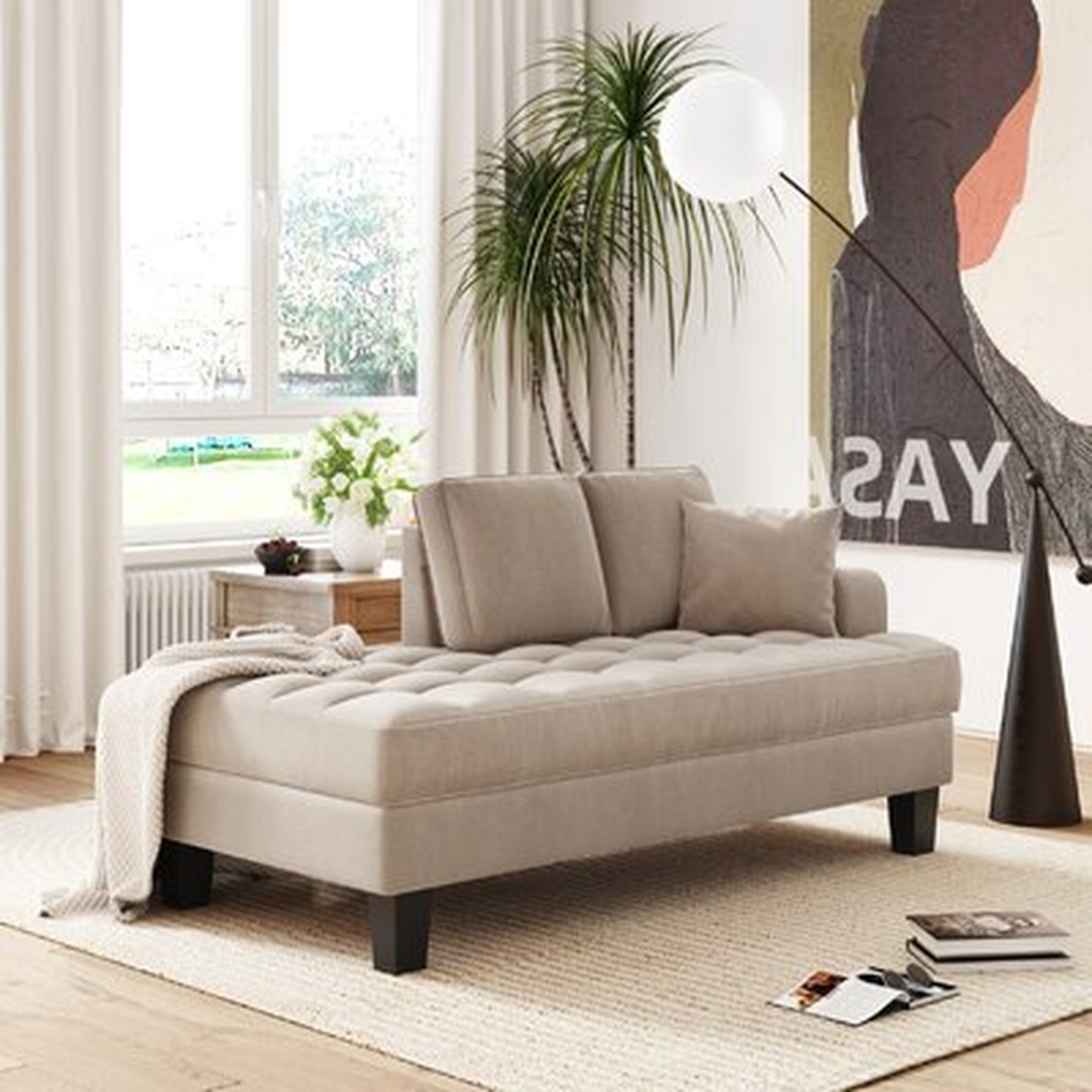 Tufted Chaise Lounge - Wayfair
