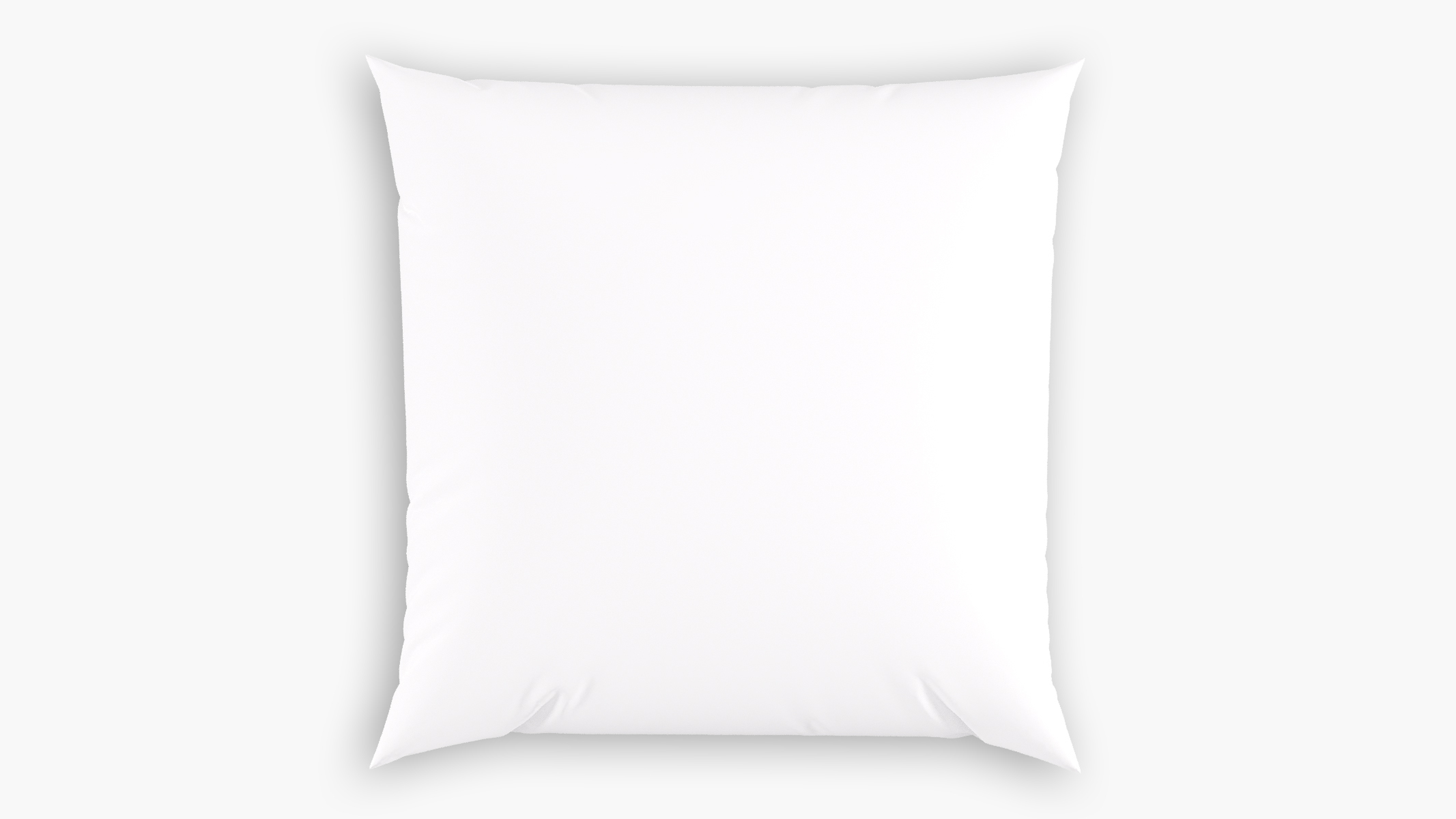 Down Alternative 22" Pillow Insert, Down Alternative Pillow Insert, 22" x 22" - The Inside