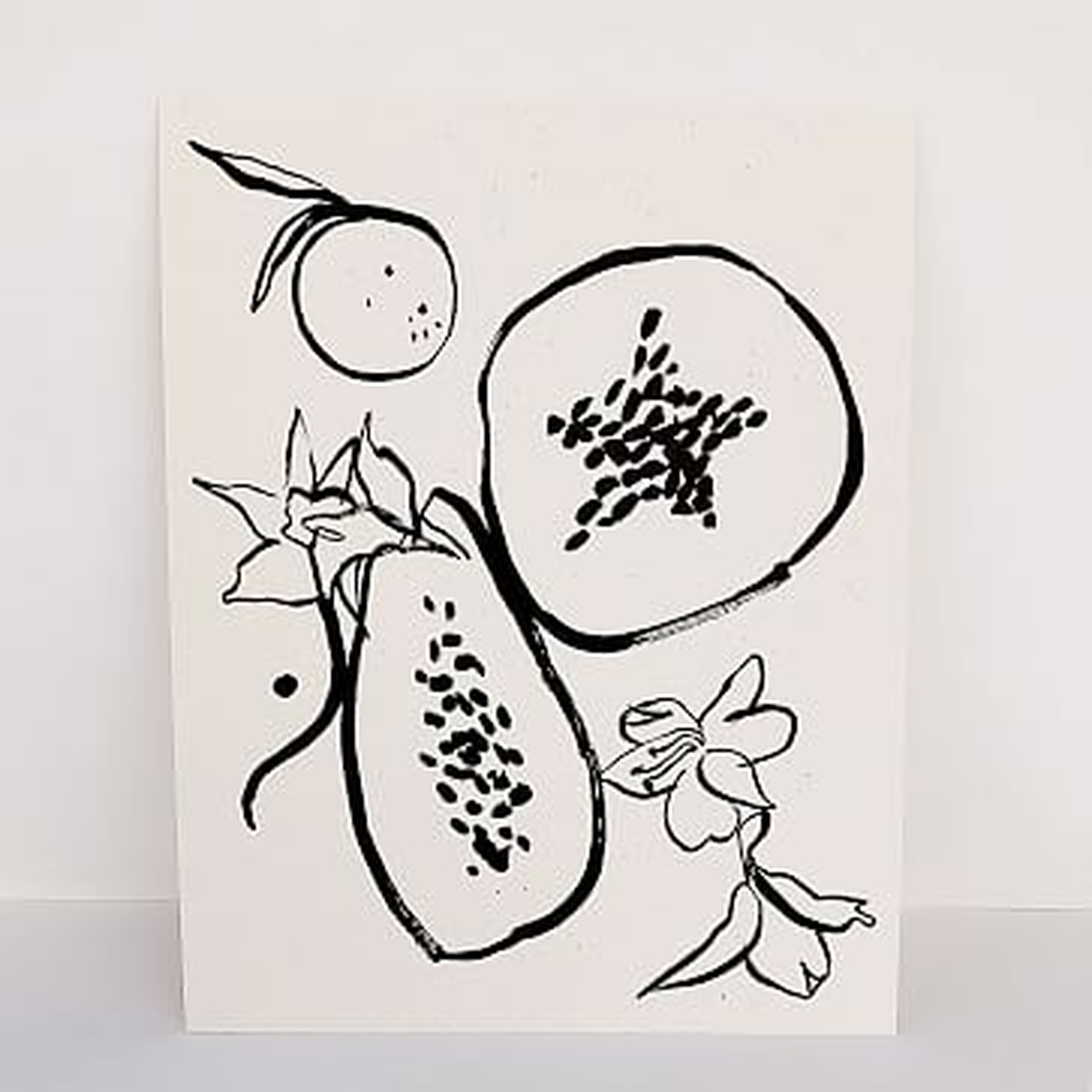 Les Fruits Art Print, 11"x14" - West Elm