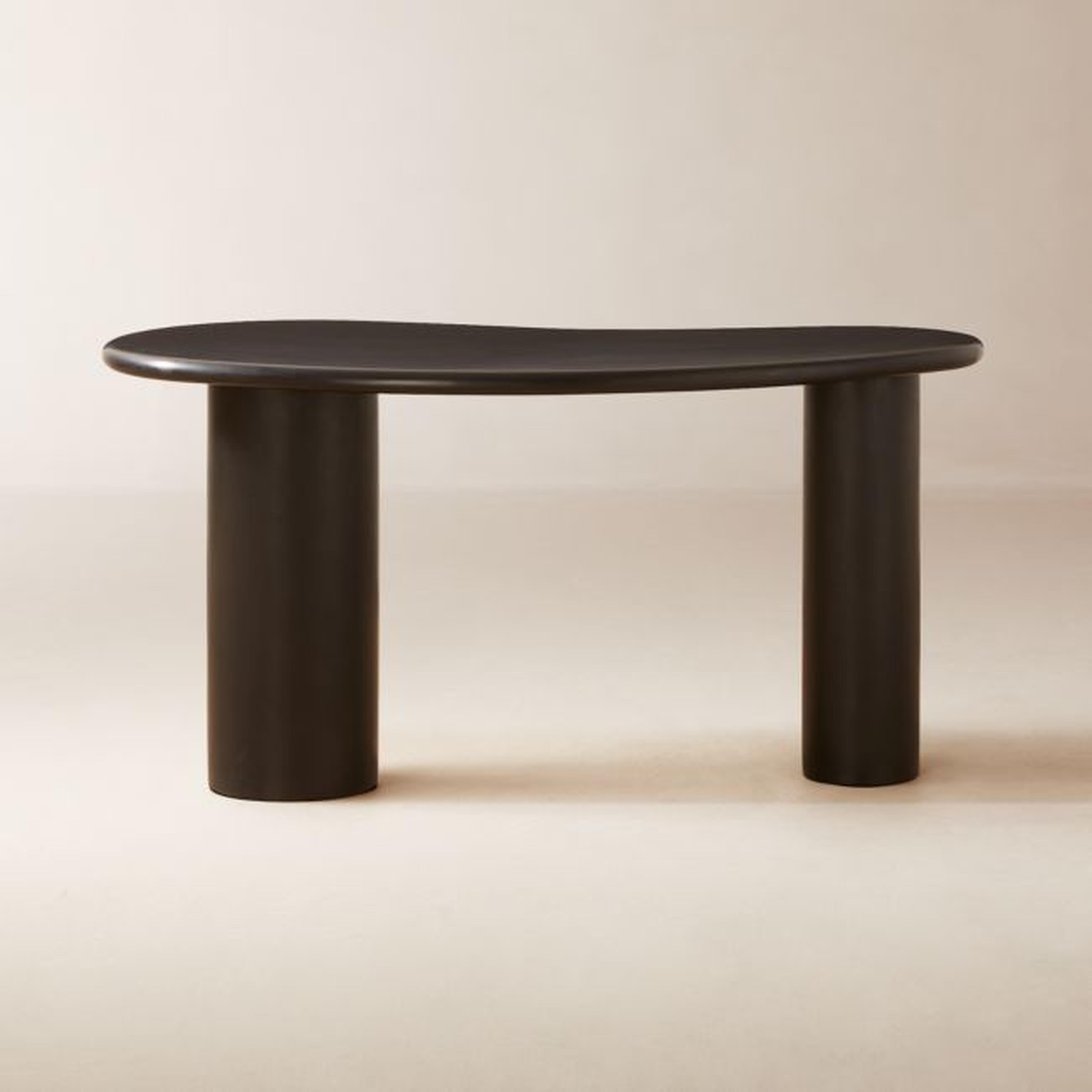 Bohne Black Resin Desk - CB2