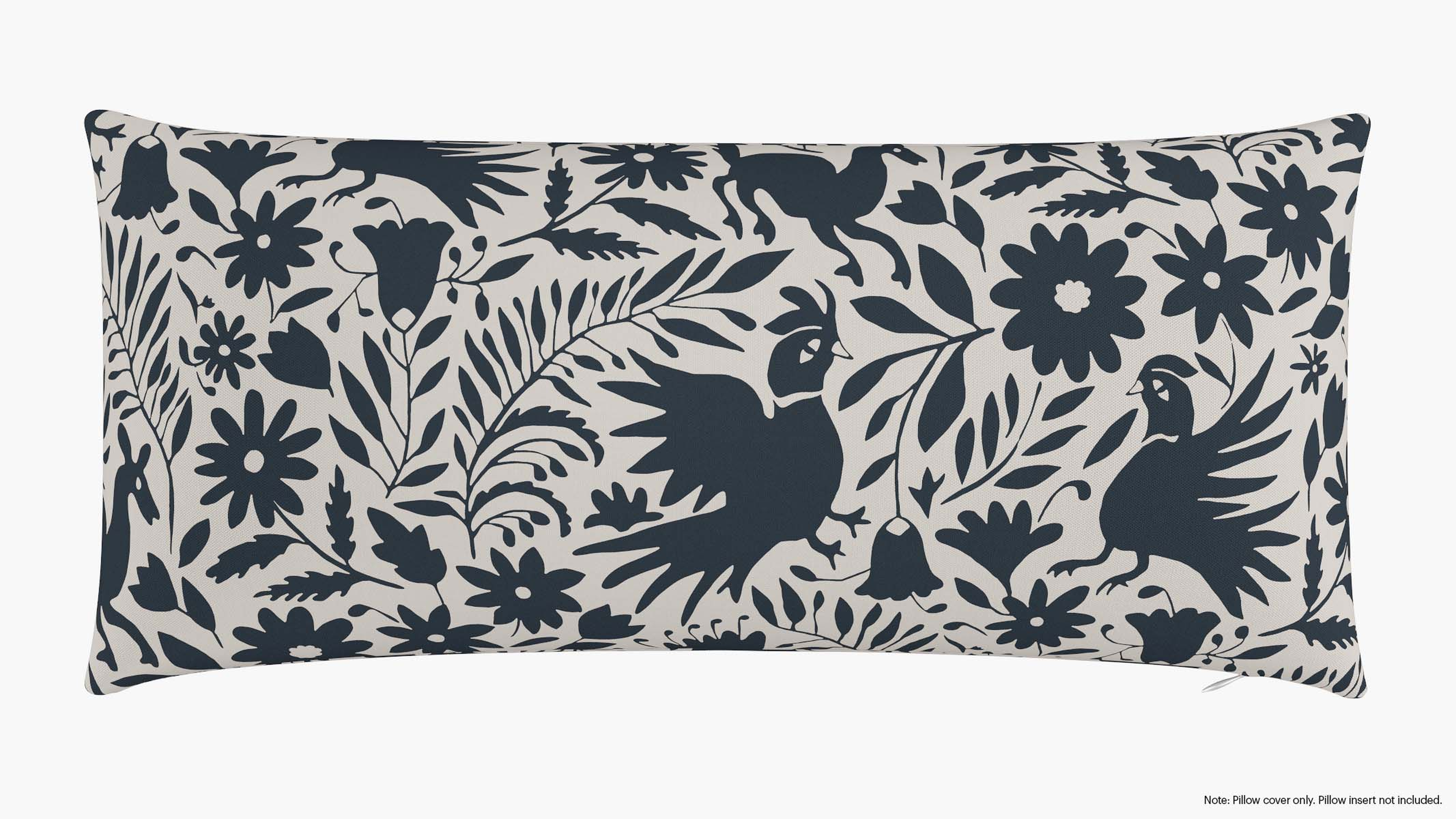 Throw Pillow Cover 14" x 30", Ink Frida, 14" x 30" - The Inside