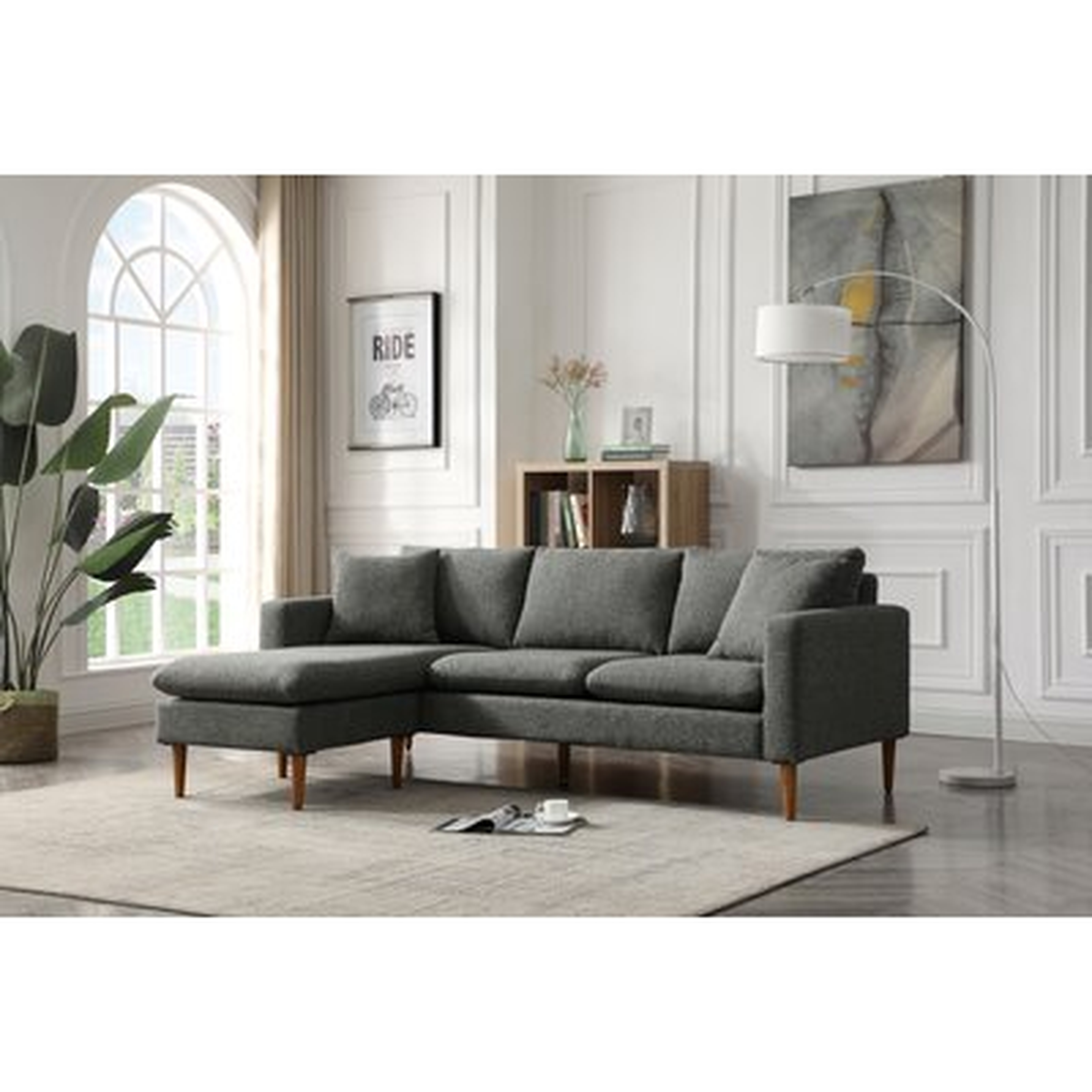 Saville 87" Reversible Modular Sectional - Wayfair