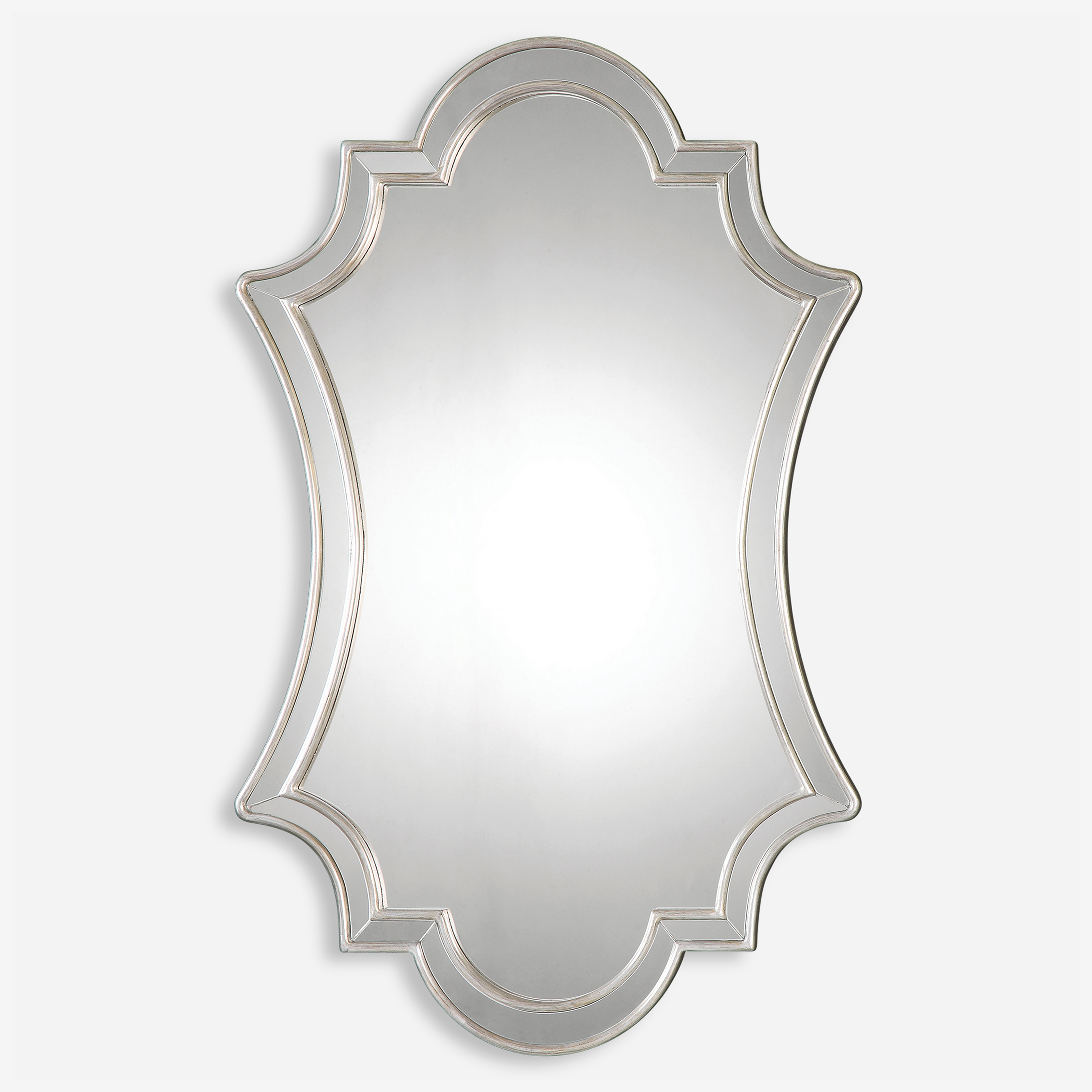 Elara Antiqued Silver Wall Mirror - Uttermost
