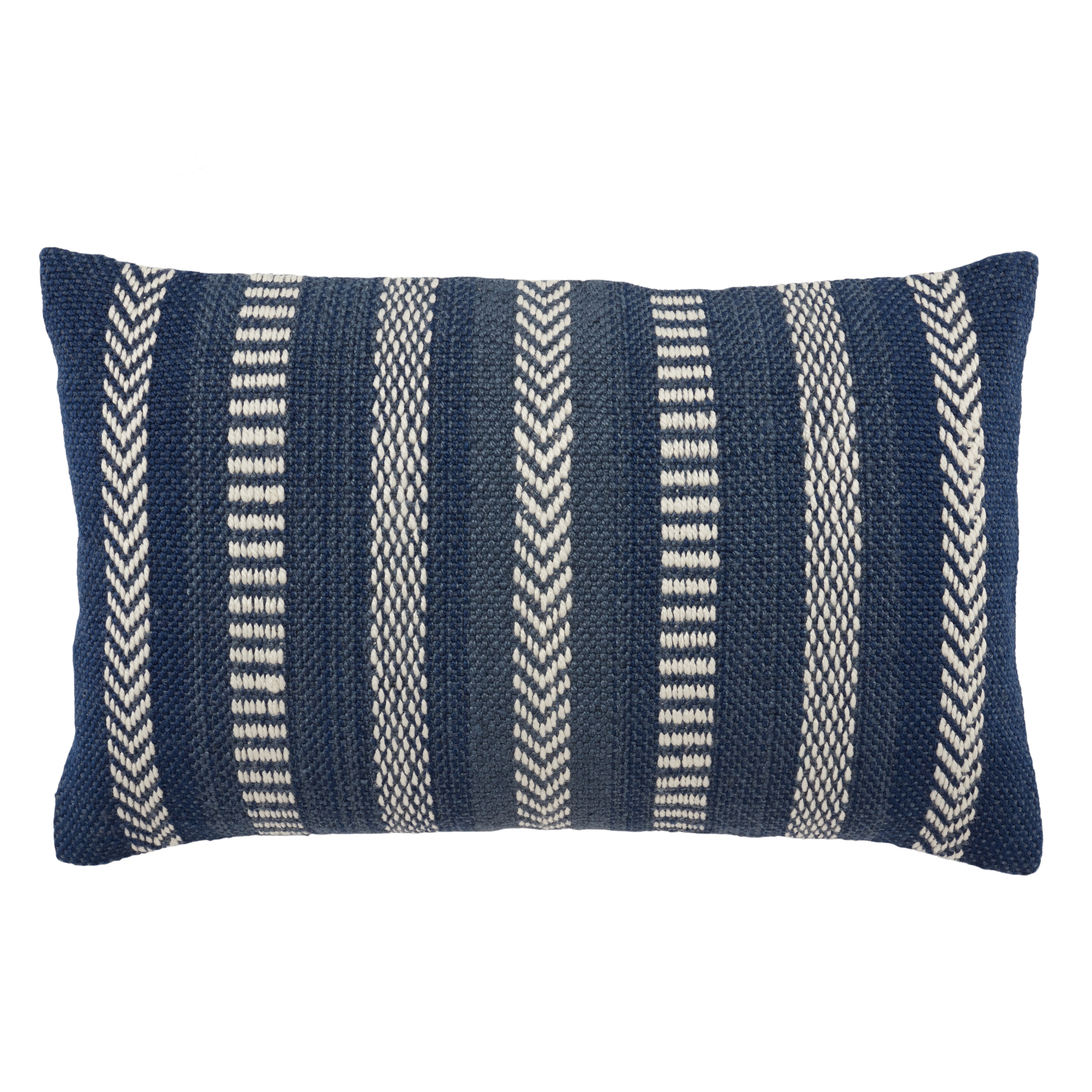 Design (US) Blue 13"X21" Pillow I-O - Collective Weavers
