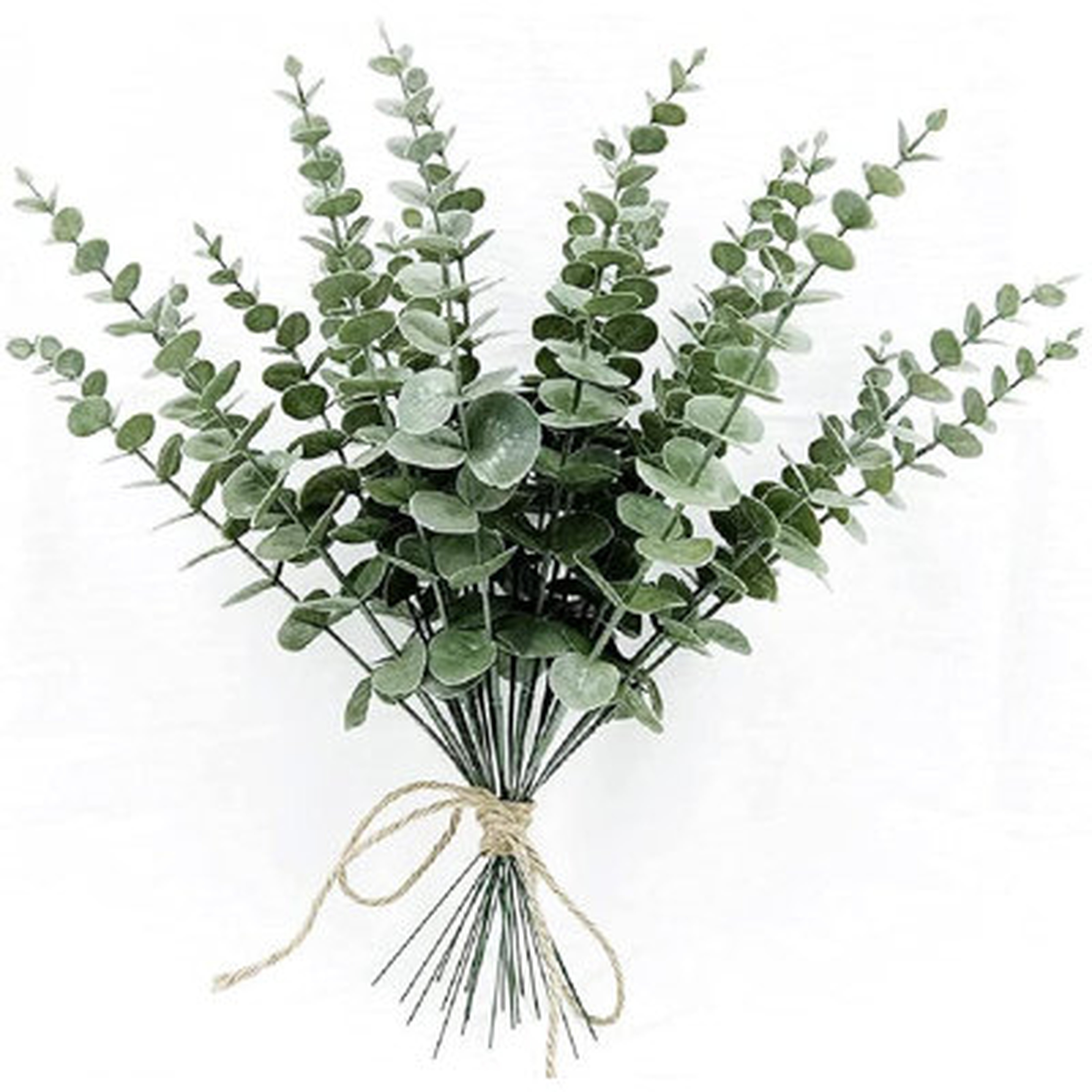 24Pcs Artificial Eucalyptus Stems Faux Eucalyptus Stems, Artificial Eucalyptus Leaves For Vase Wedding Bouquet Centerpiece Home Decor - Wayfair