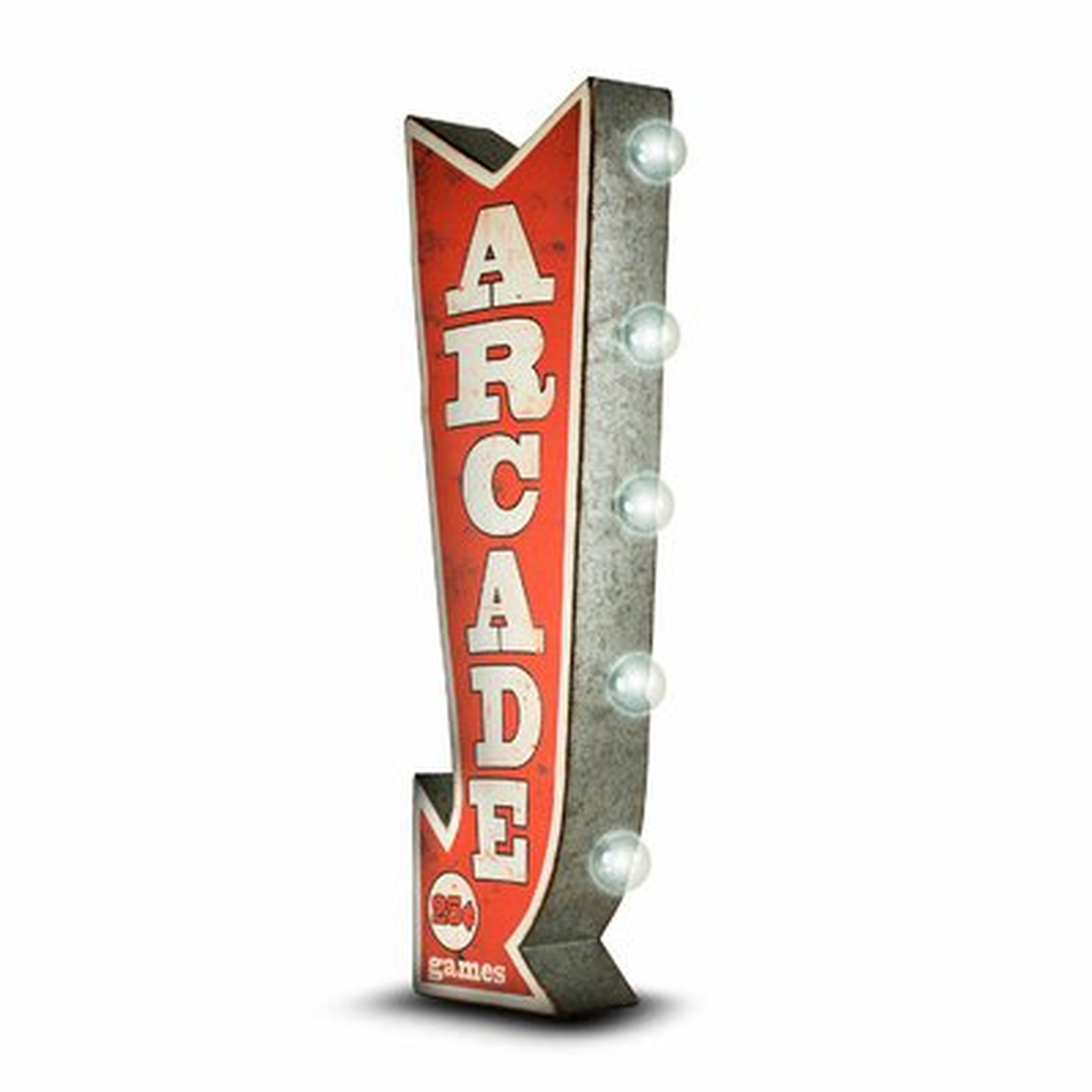 Arcade Games LED Marquee Sign - Wayfair