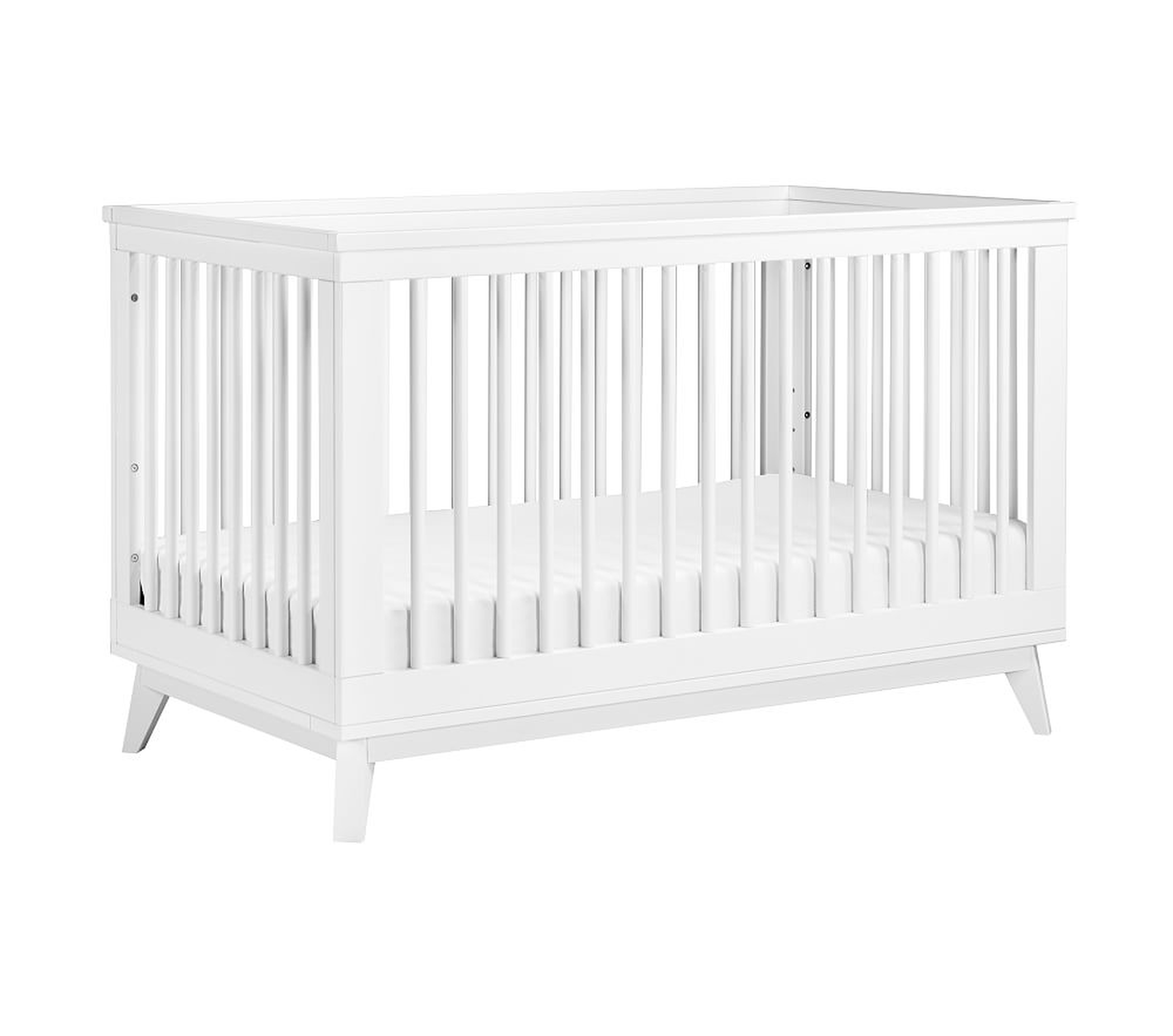 Babyletto Scoot 3 in 1 Convertible Crib & Conversion Kit, White - Pottery Barn Kids