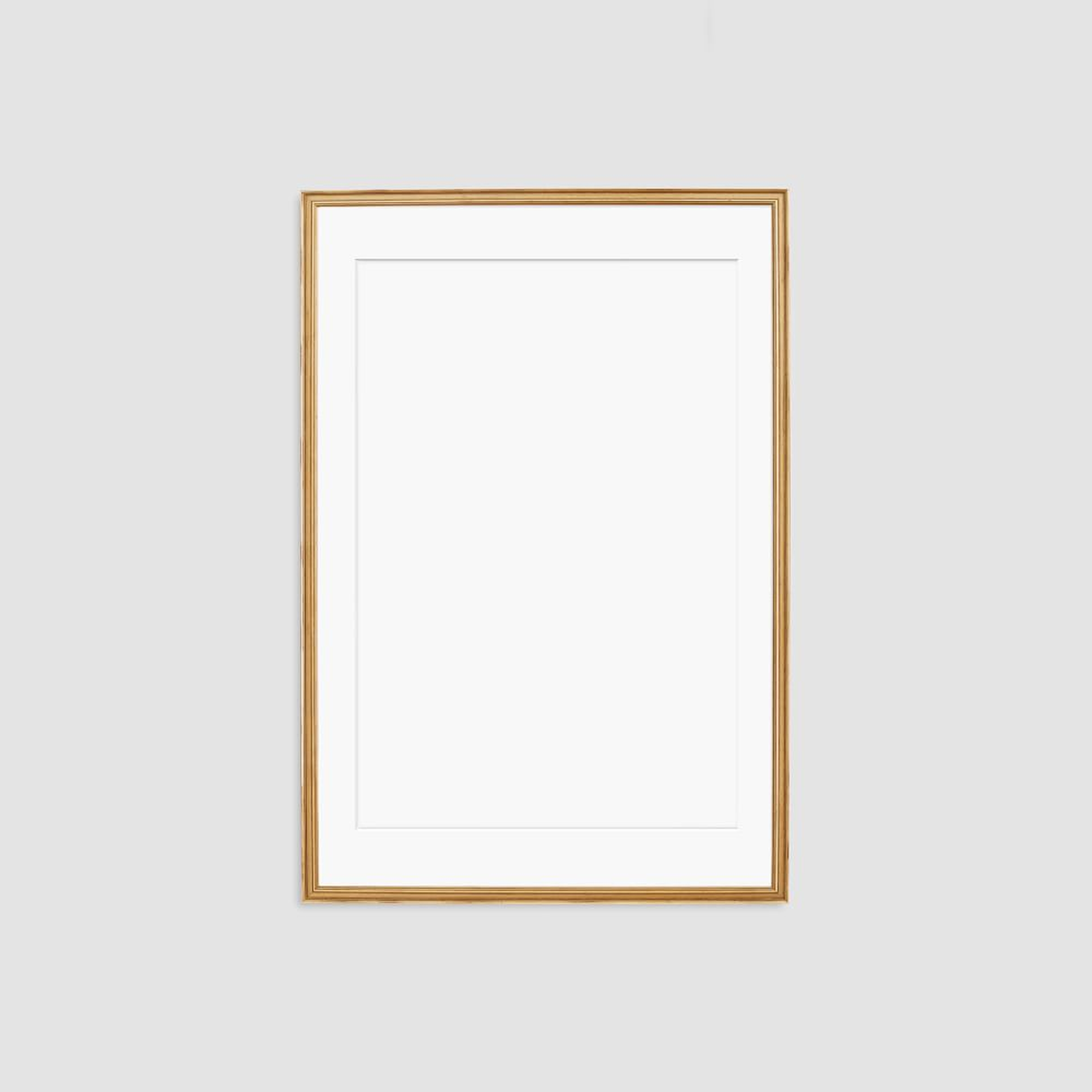 Simply Framed Oversized Gallery Frame – Antique Gold/Mat / 24"X36" - West Elm