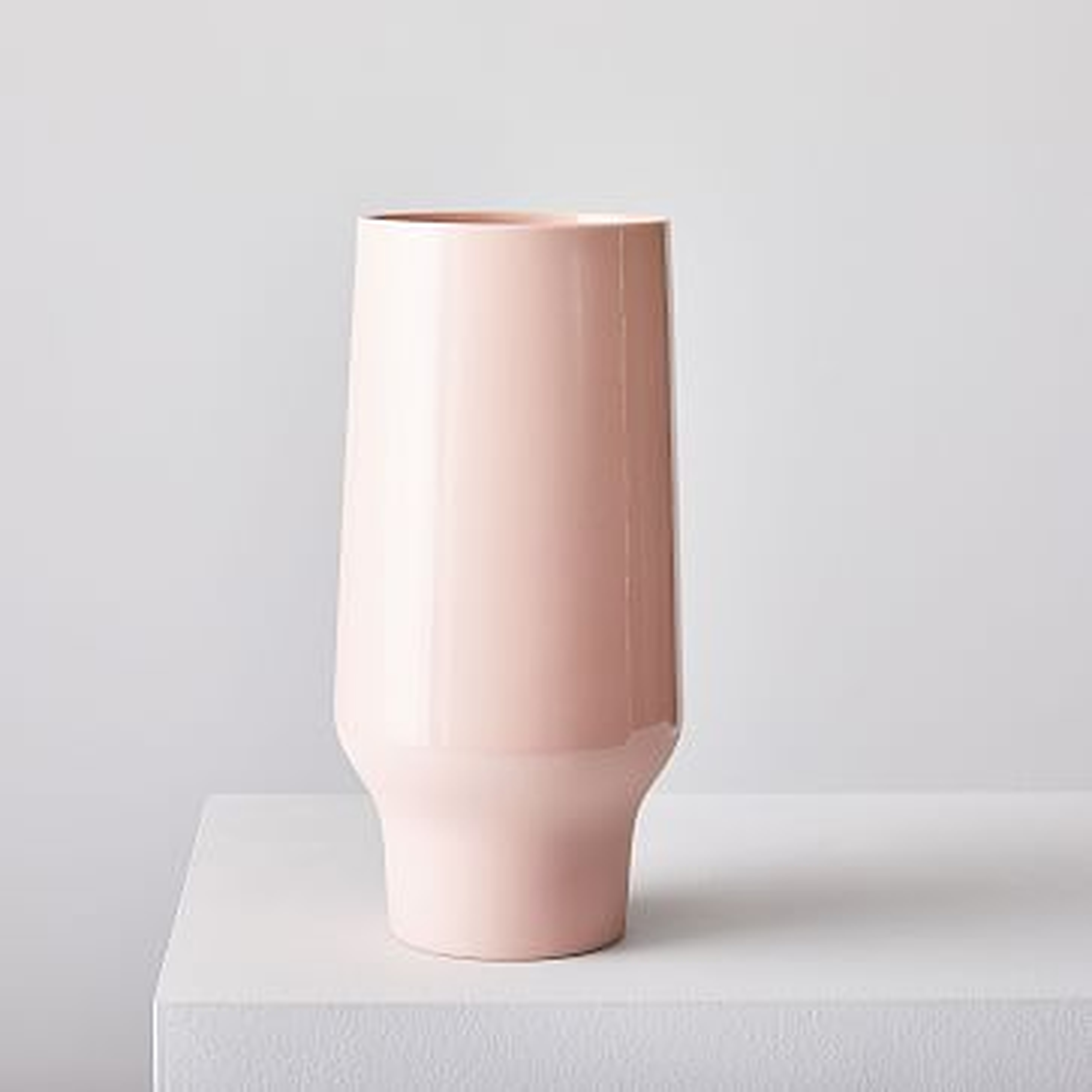 Bright Ceramicist Vase, Tall, Rose - West Elm